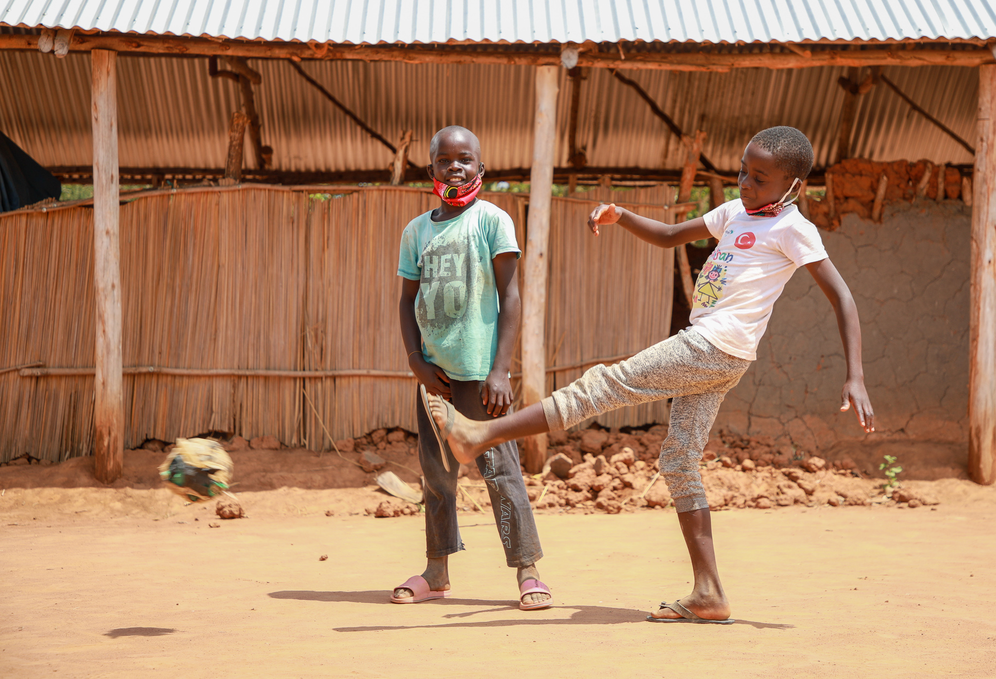 World Vision Uganda supports reading through community literacy centres.