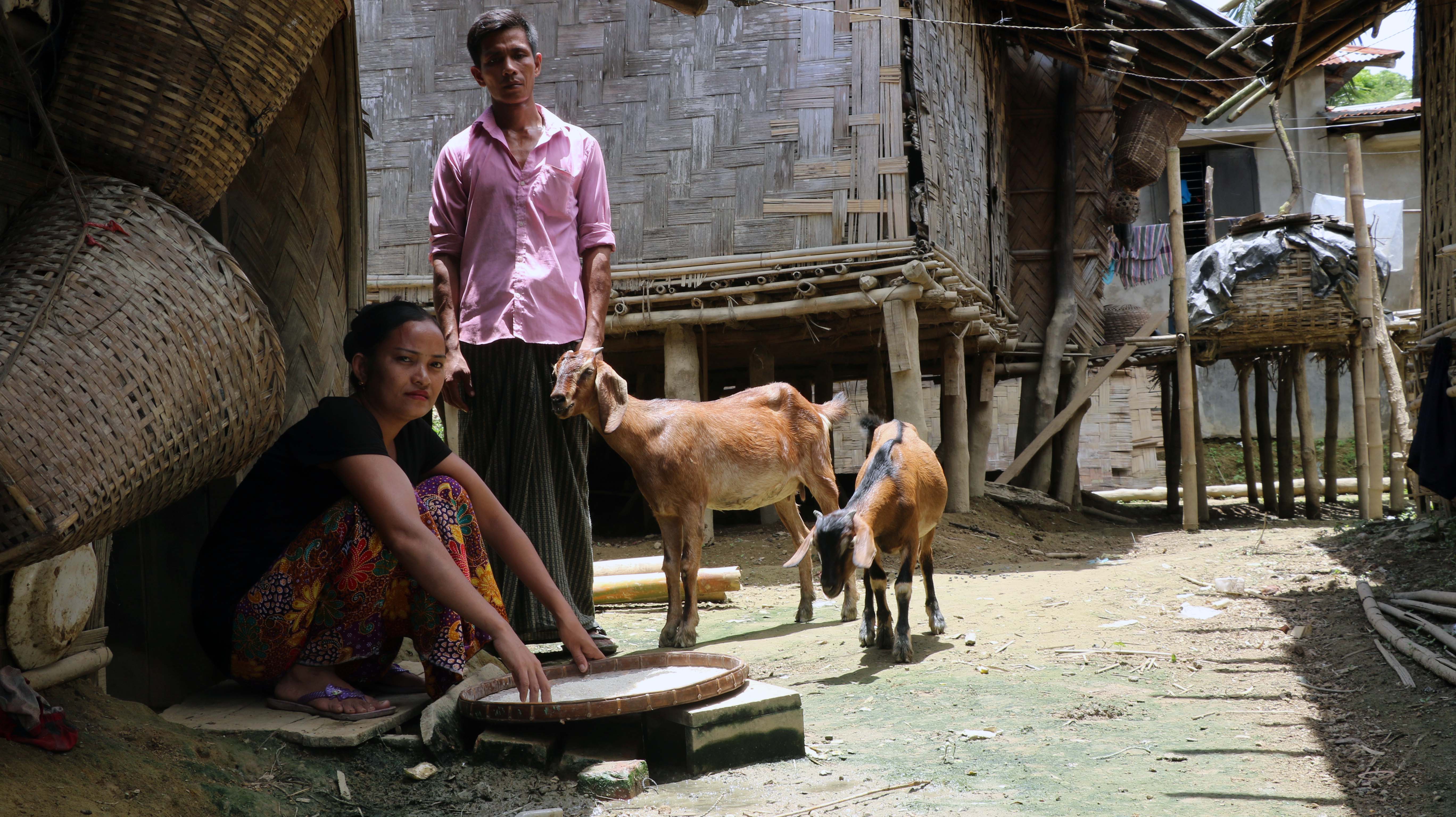 The floods washed away the livelihood of May Nue 