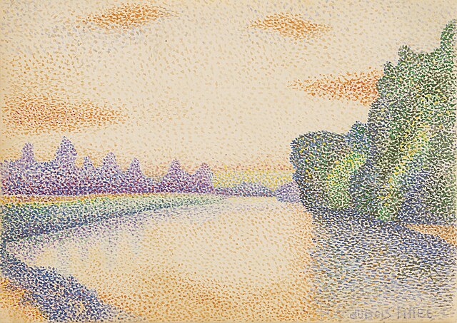Albert Dubois Pillet's The Banks on the Marne at Dawn