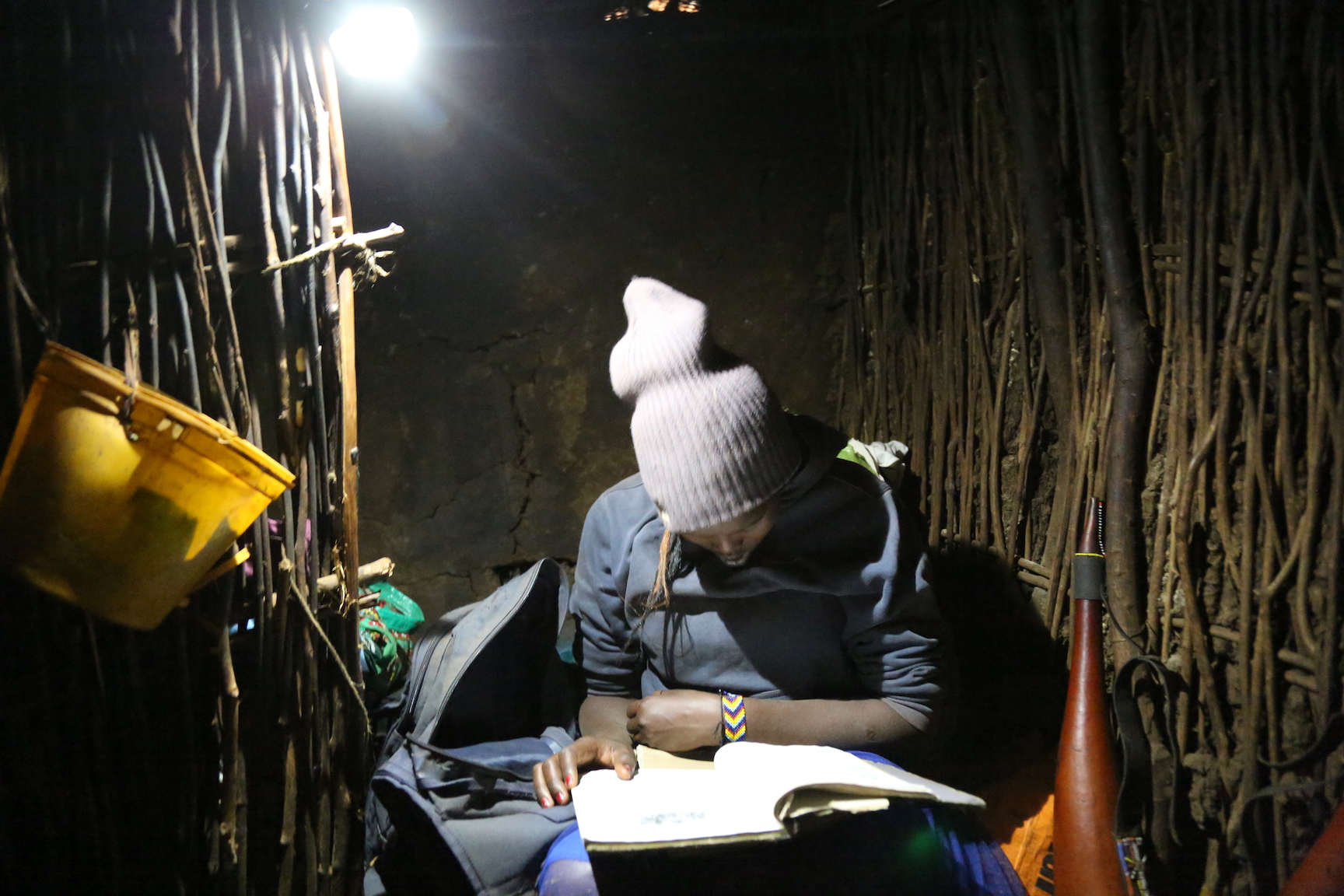 Anita is continuing to study at home as schools remain closed in Kenya due to COVID-19. ©World Vision Photo/Susan Otieno.