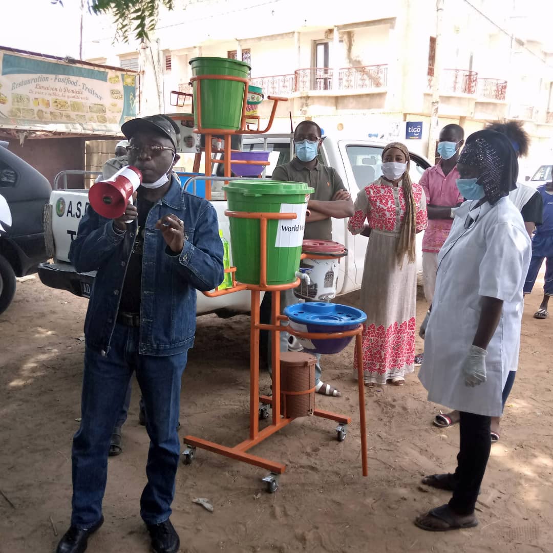 Awareness campaign in the health district of Fatick in center Senegal