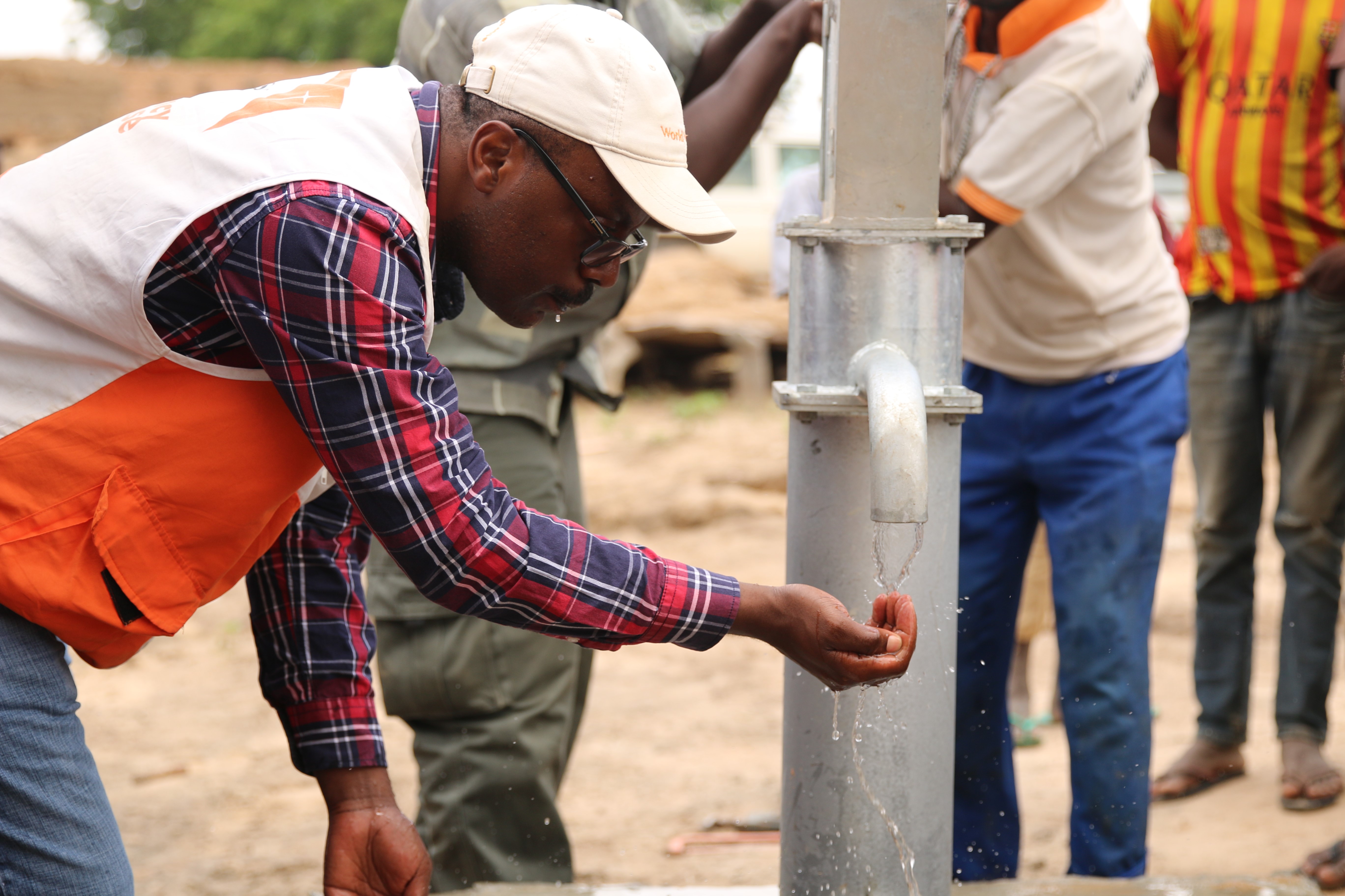 A screw to finalize the drilling