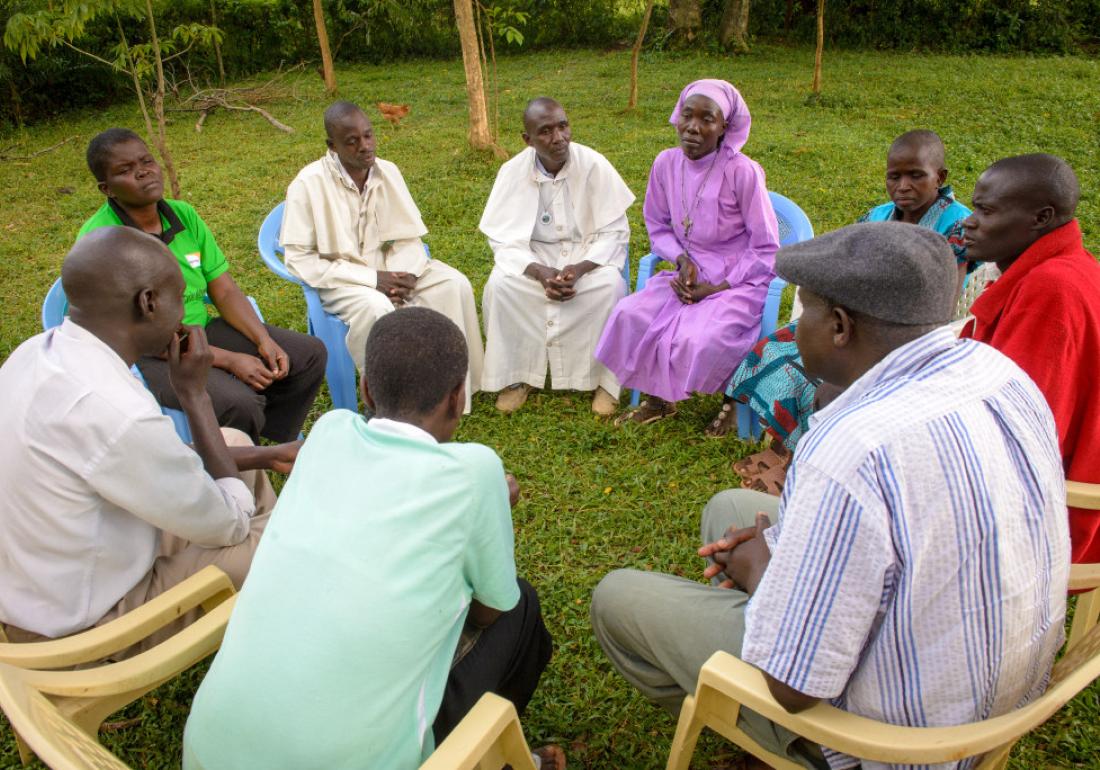 A group of community and faith leaders in Kenya