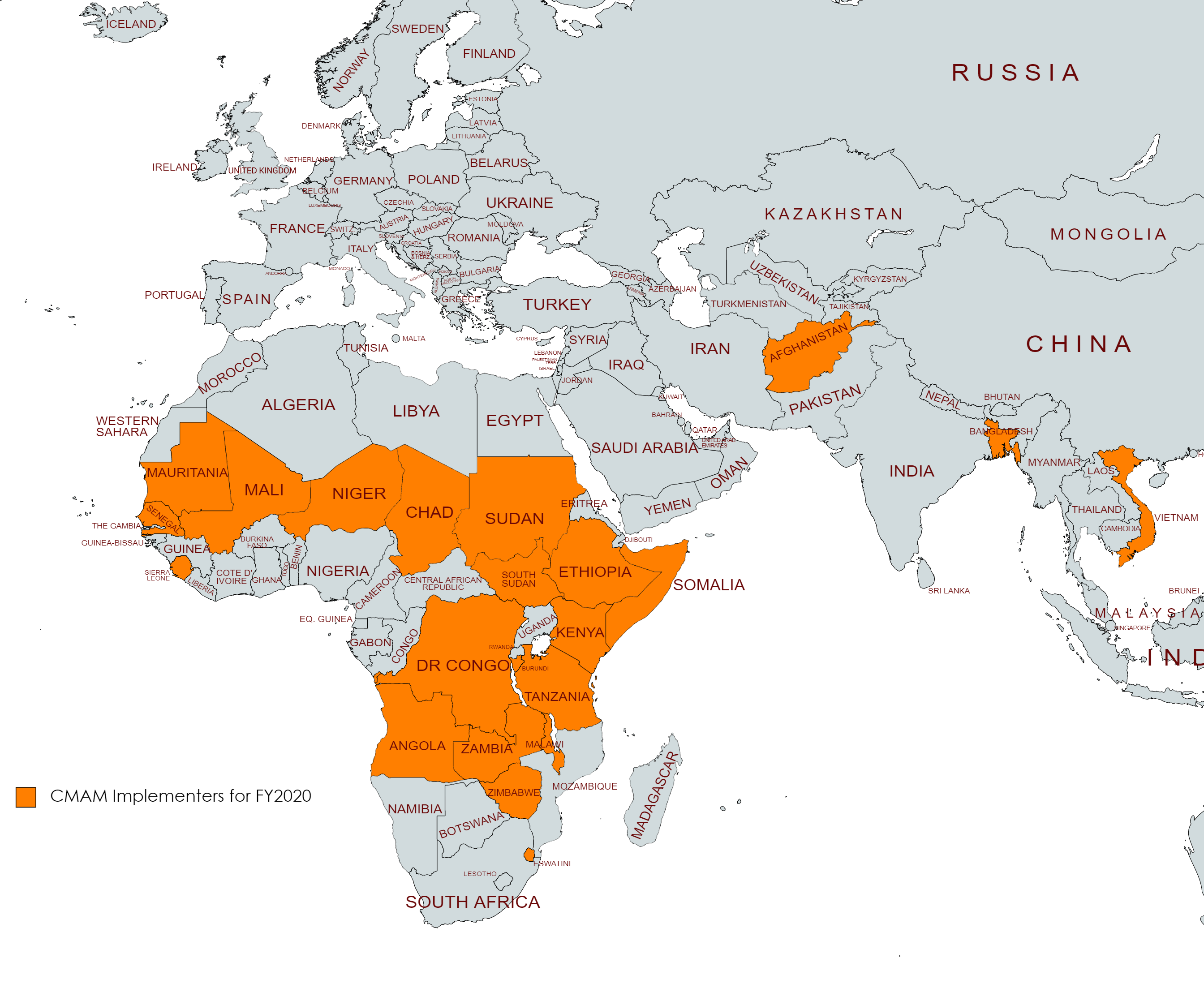 CMAM Map 2020