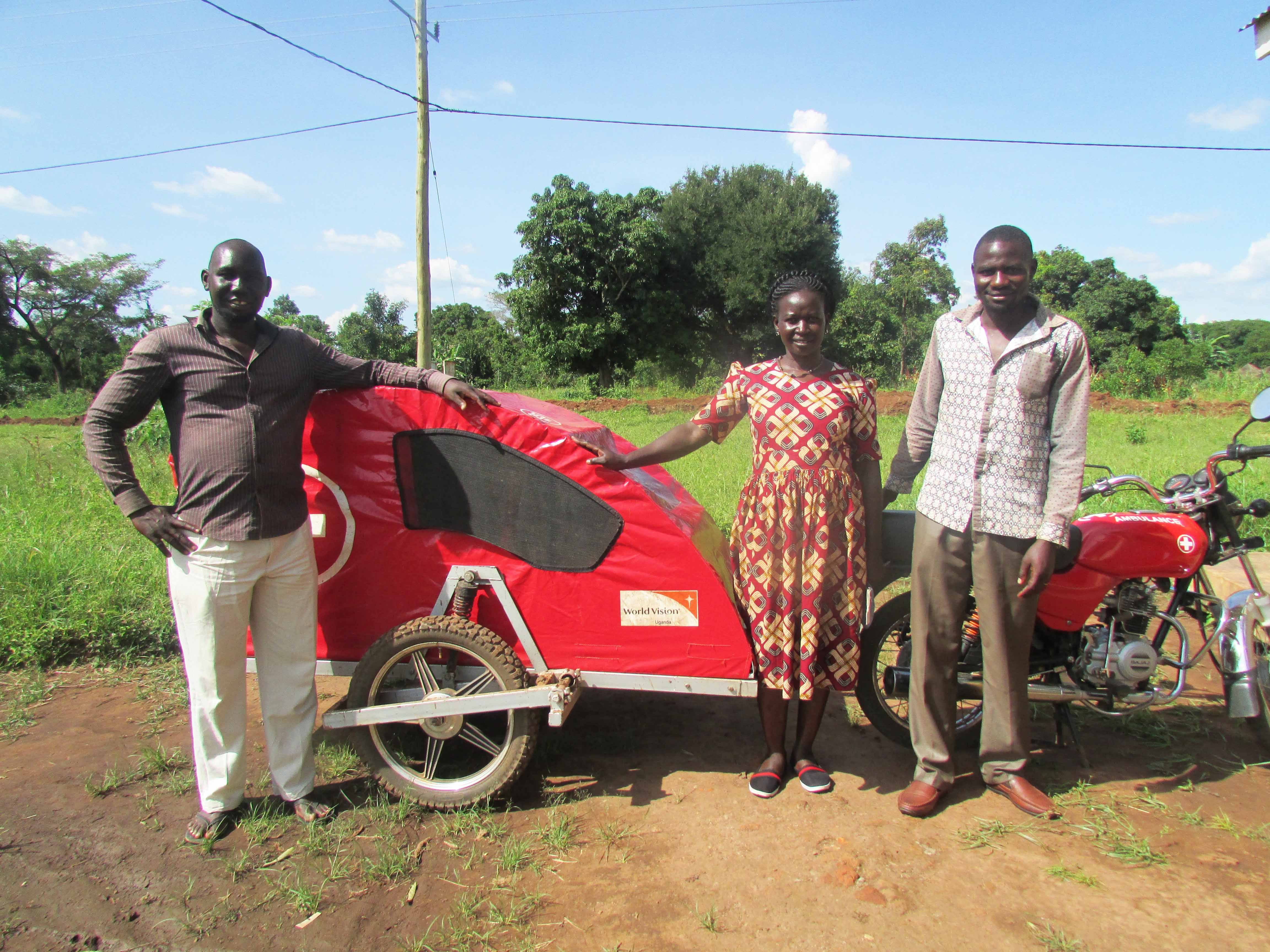 CVA members with ambulances 