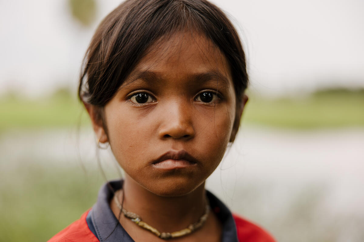 A girl from Cambodia