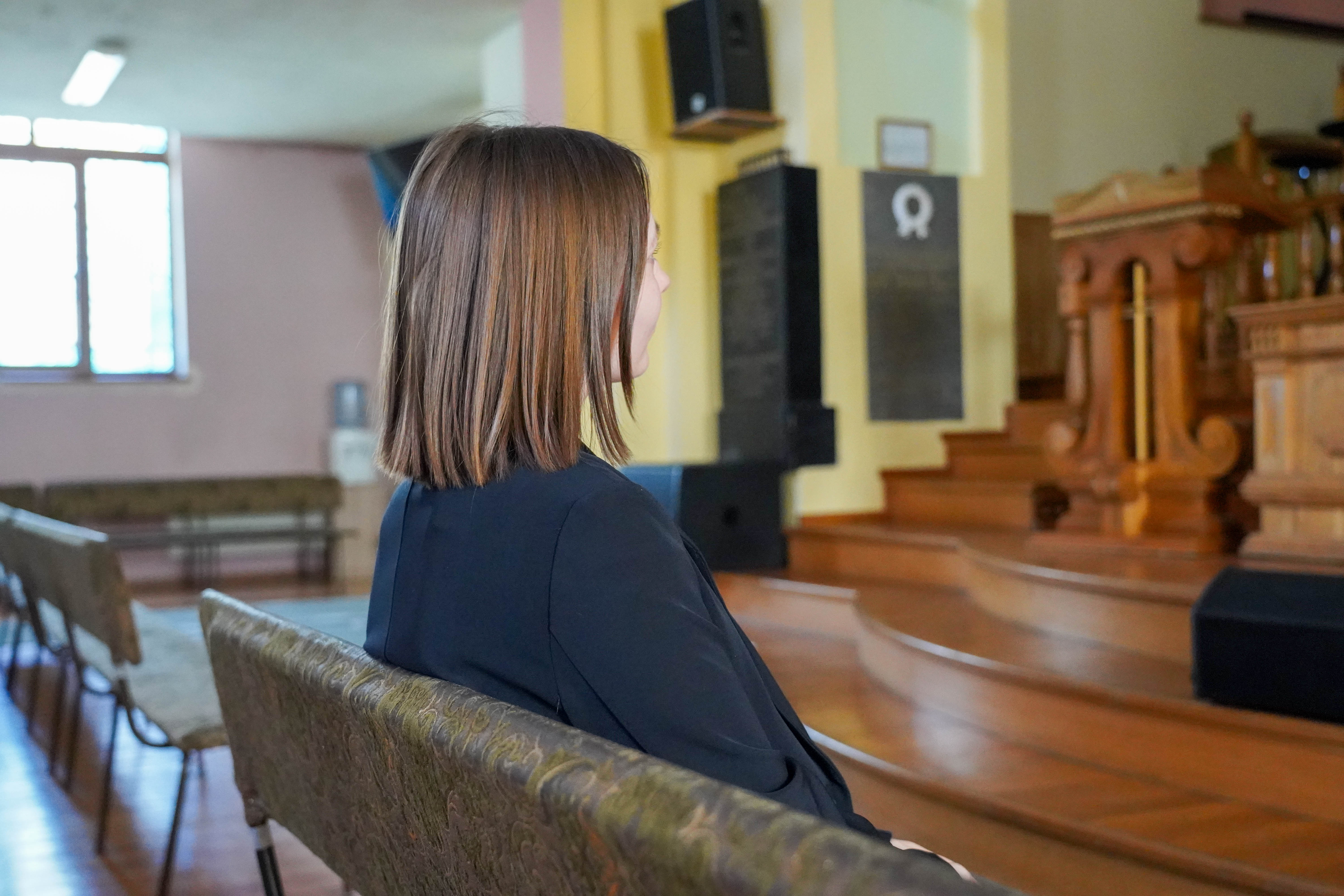 Daryna found comfort in the church during the first three months of the war in Ukraine