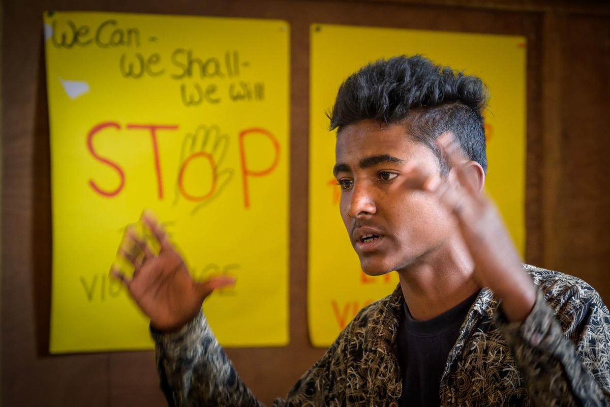 GENDER-BASED VIOLENCE PREVENTION World Vision trained 900 men and boys in gender-based violence awareness and prevention. They are becoming keen advocates for their wives, daughters, mothers and sisters.
