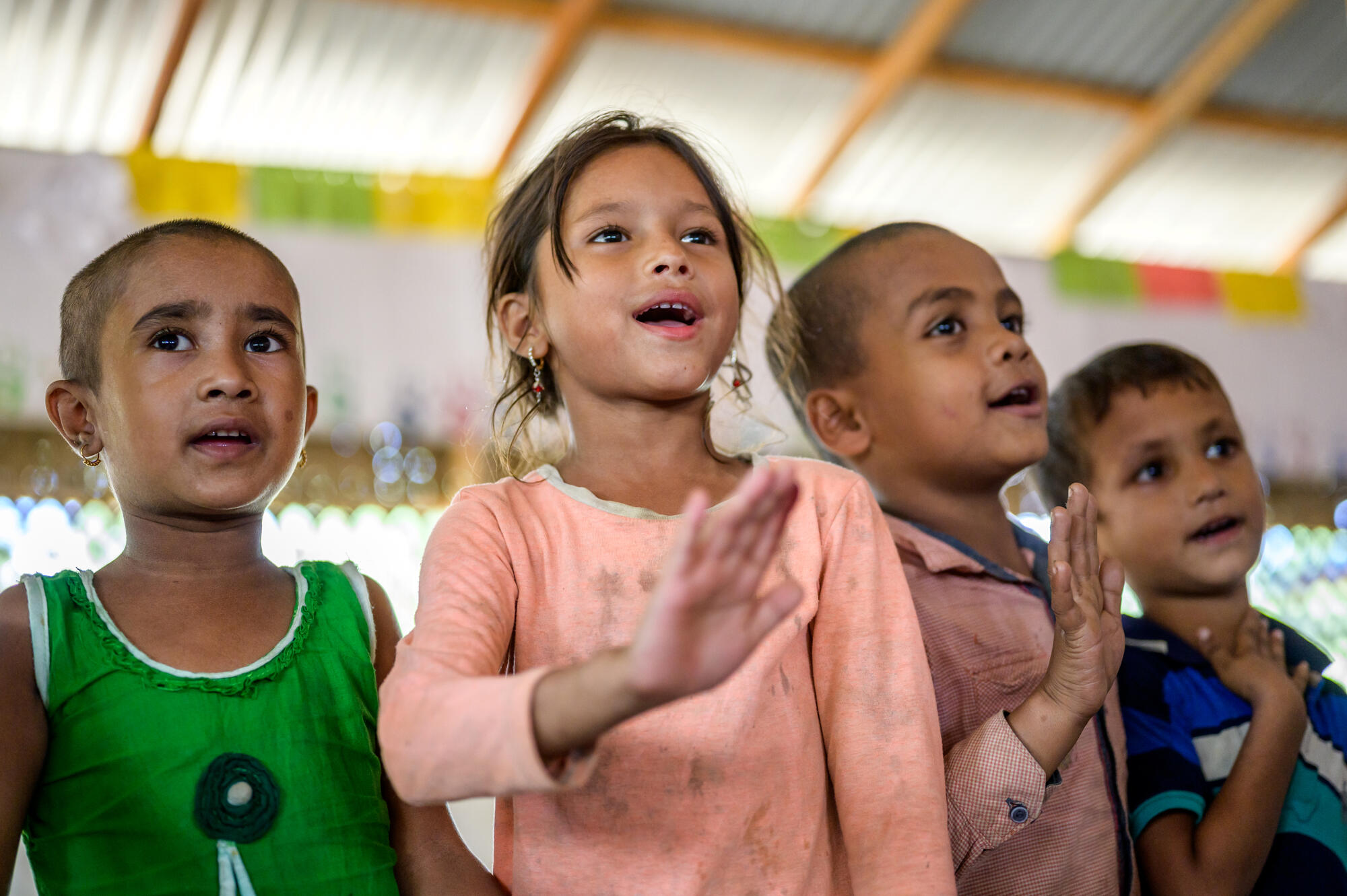 Rohingya children at play