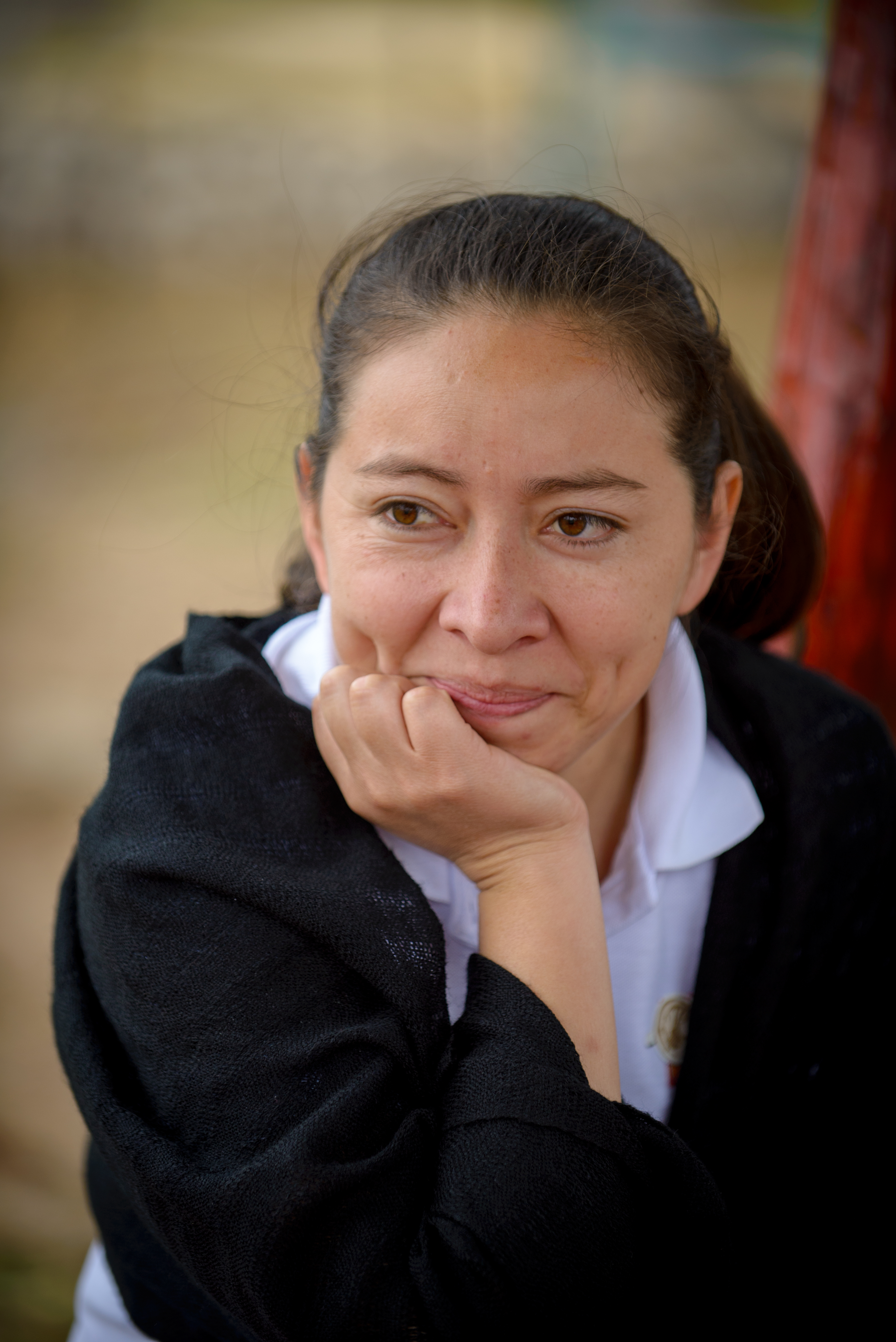  Anna Lizeths Ramirez, 26, is the president of the InLe Café Young Women’s Group