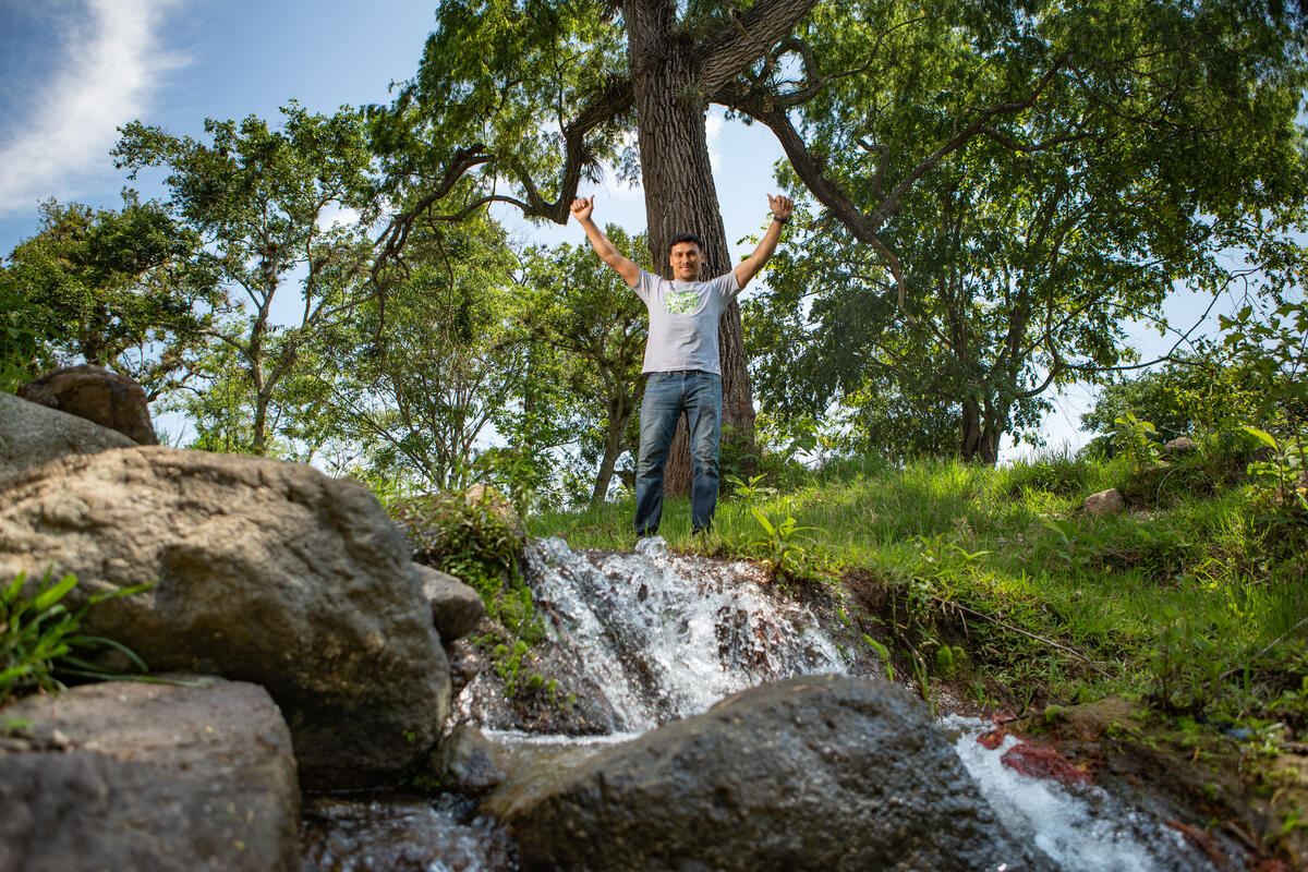 Genriri and his community are bringing clean water back to their village.