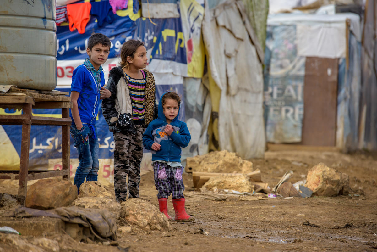 Refugee children in Lebanon