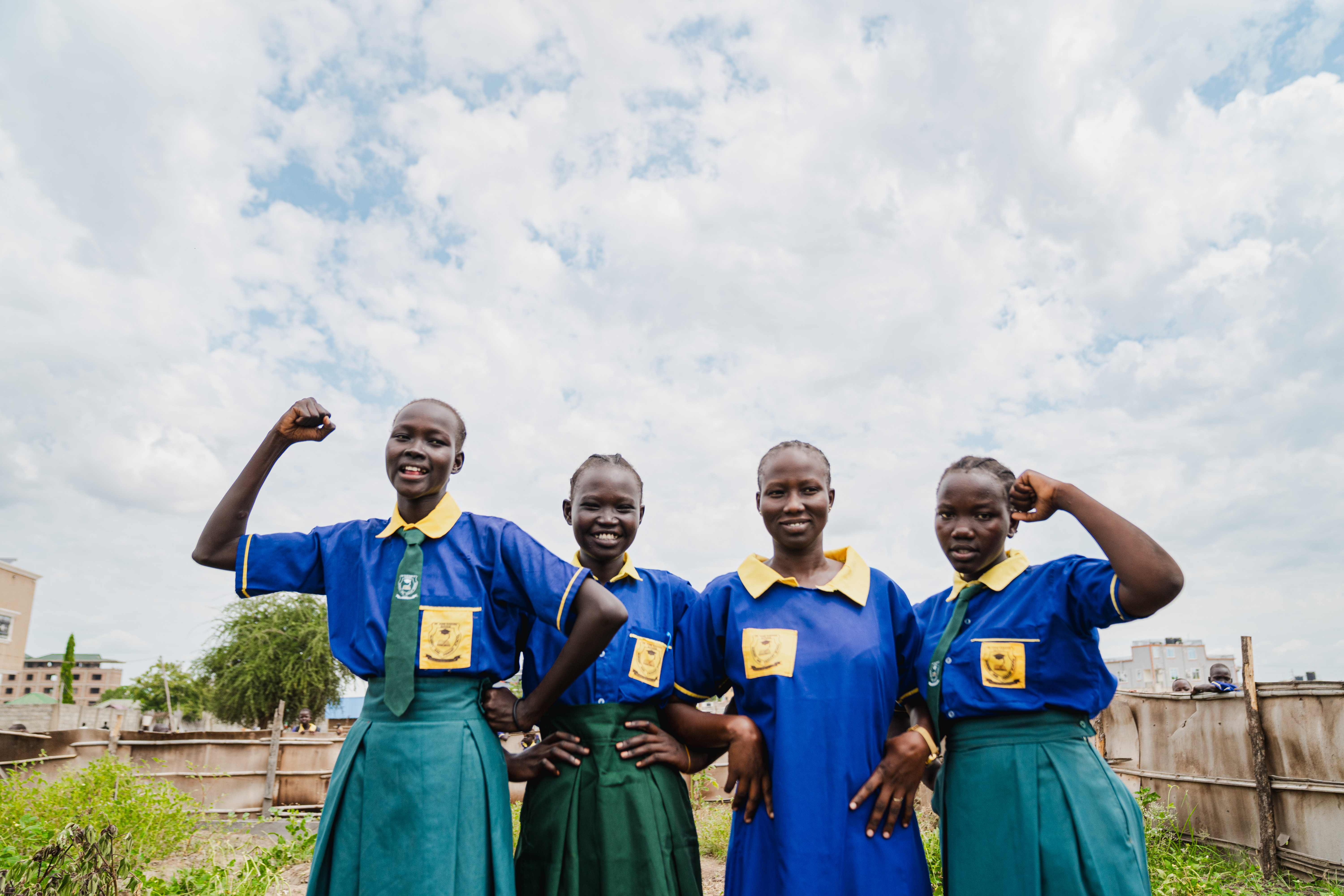 Students in Juba, Central Equatoria State, attend one of 21 schools supported by World Vision through the School Feeding Program, which helps children stay nourished and focused on learning