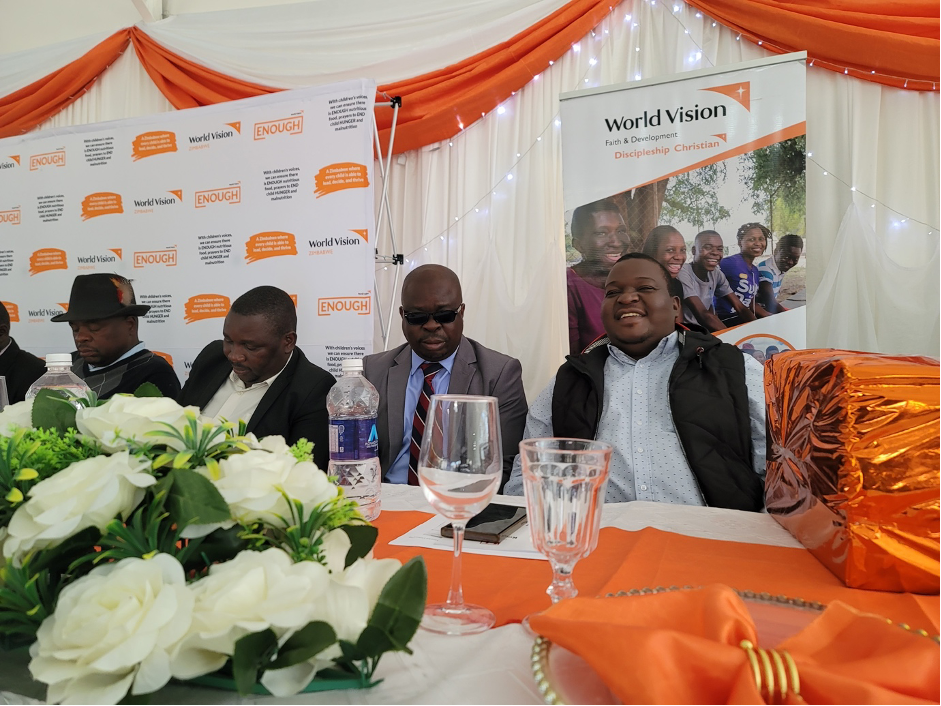 Buhera South Member of Parliament Ngonidzashe Madekunye (far right) following the proceedings