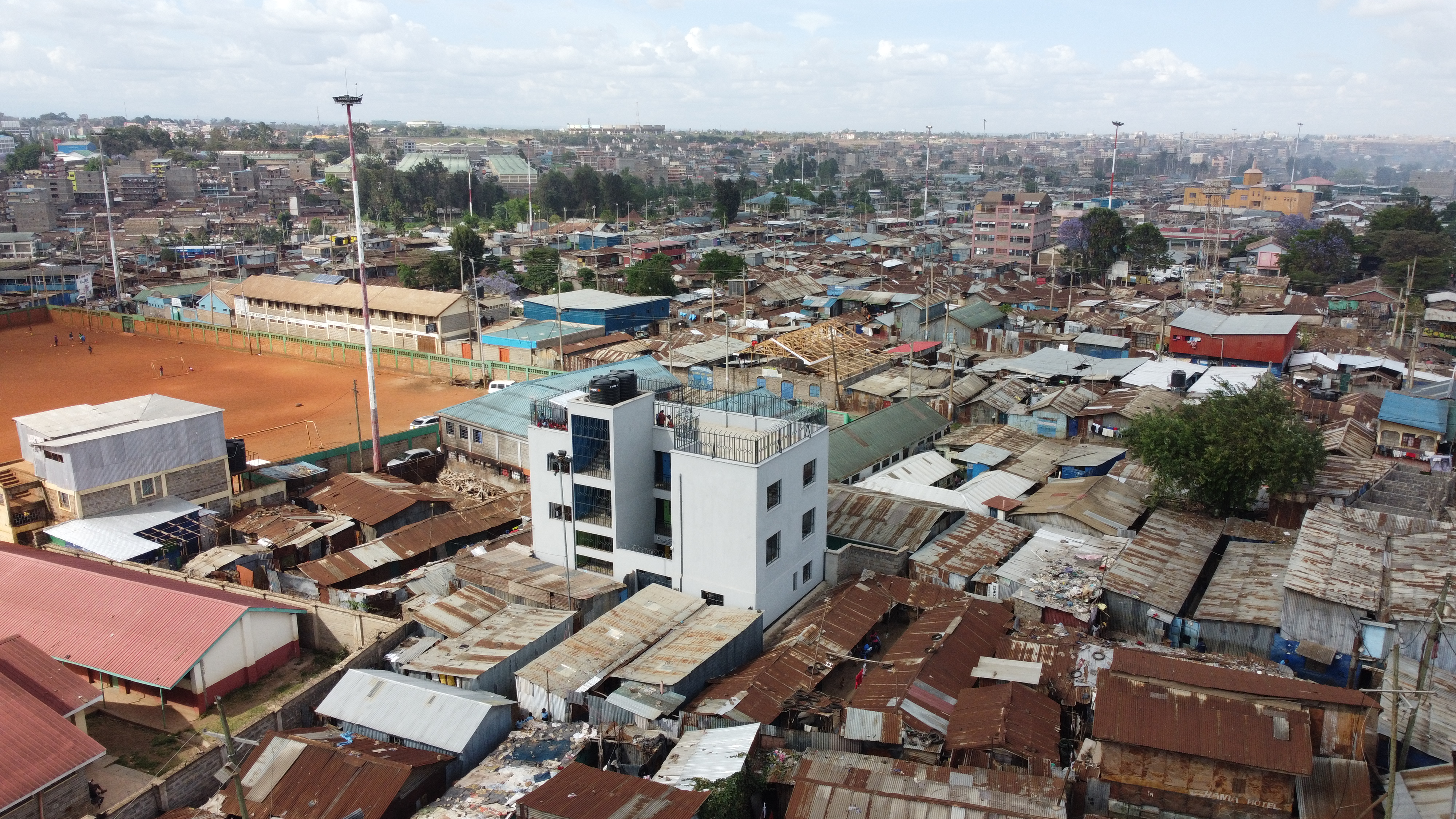 Korogocho informal settlement in Kenya is home to thousands of vulnerable children and their families