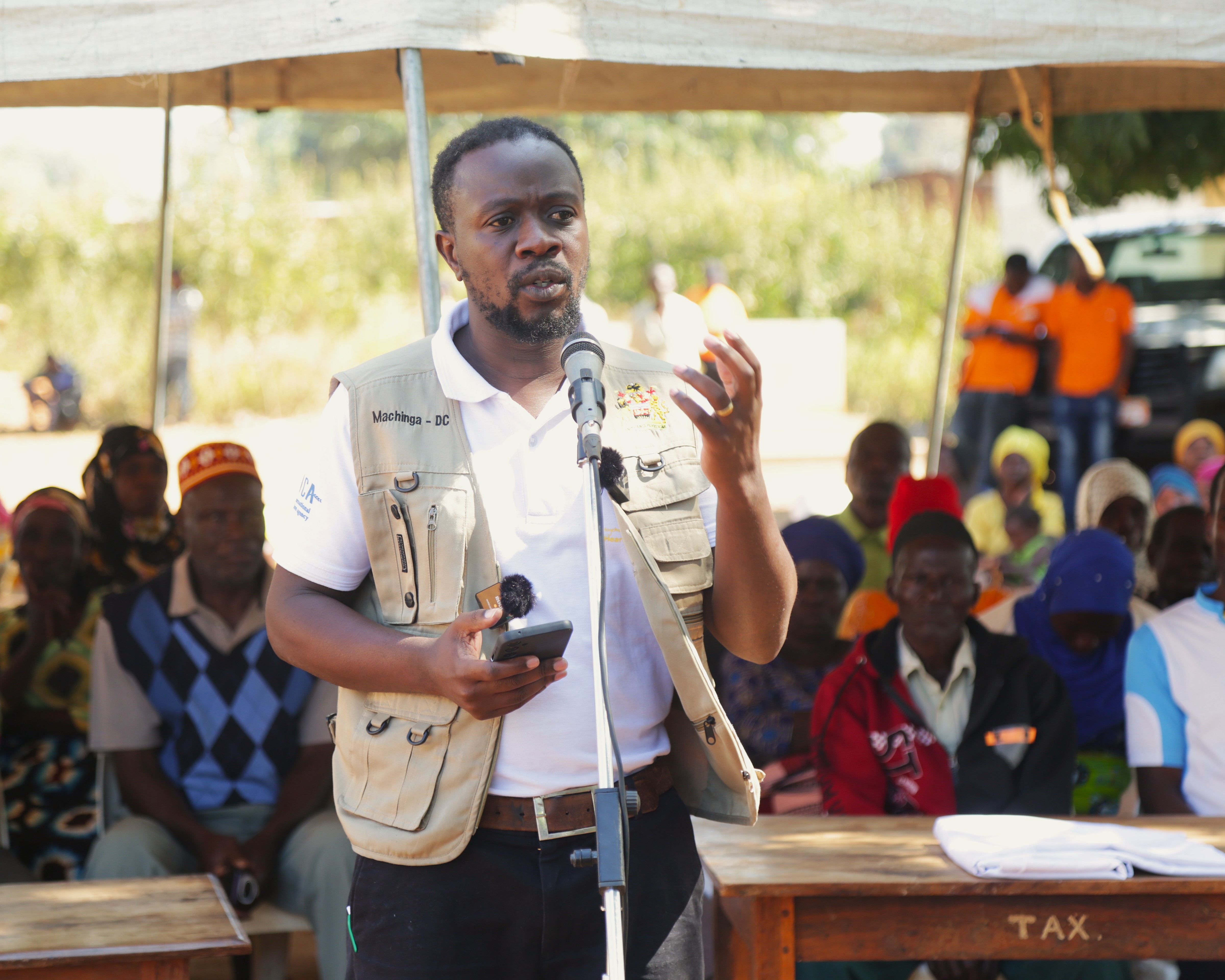 Dr. Jones Chise, Director of Health and Social Services at  Machinga District Council