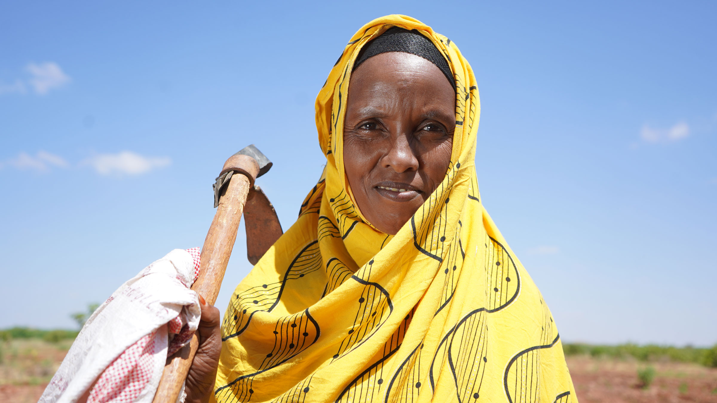 Fatuma, a farmer supported through the World Vision resilience and livelihoods project