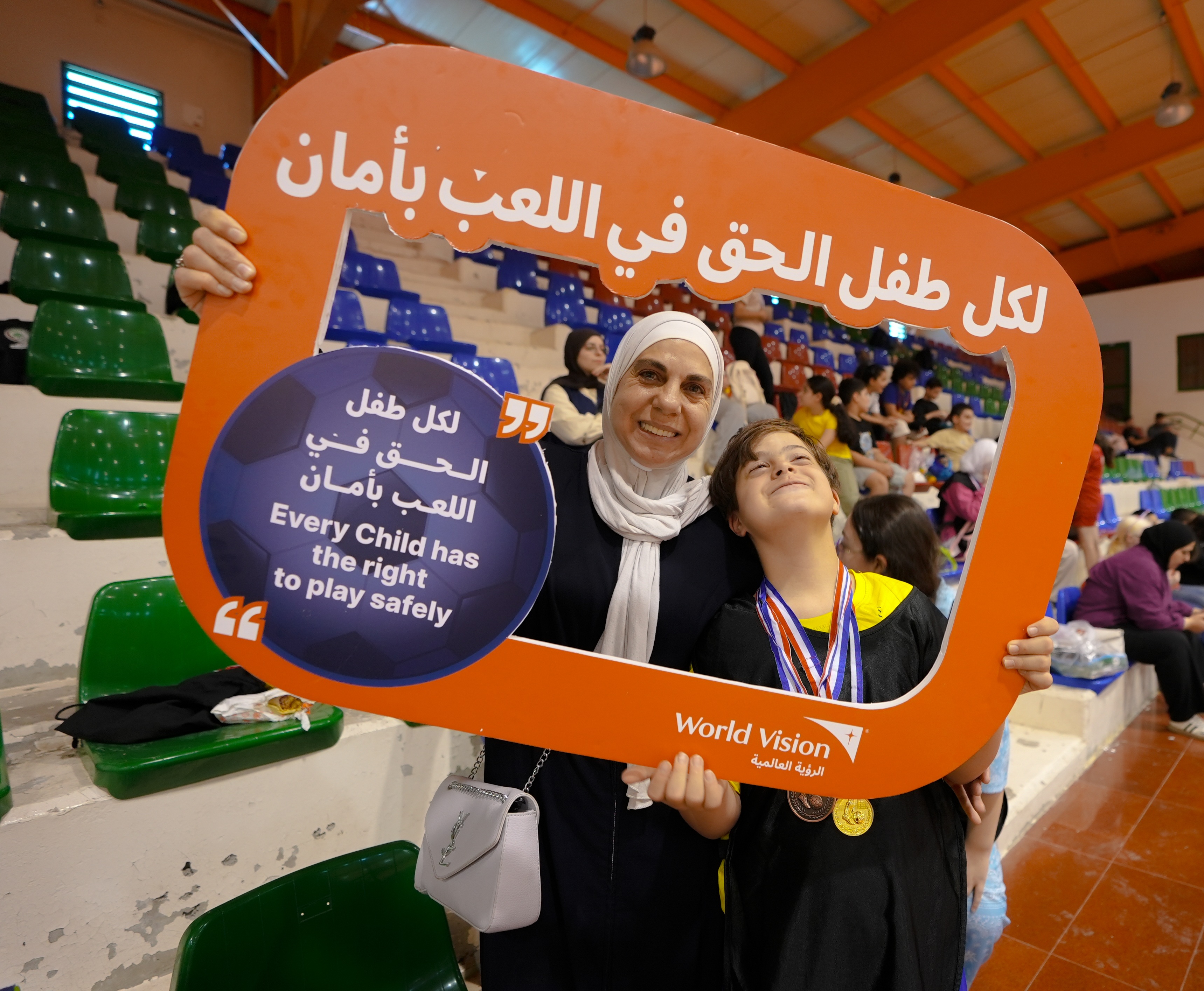 Children with disabilities participated in the “Every Child Has the Right to Play Safely” initiative through joyful and inclusive activities that promoted belonging, confidence, and equal participation in safe play spaces.