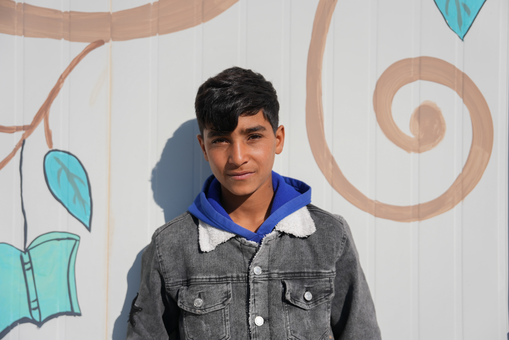 Photo of Talal at the Peace Centre World Vision Syria Response, Joanna Zreineh