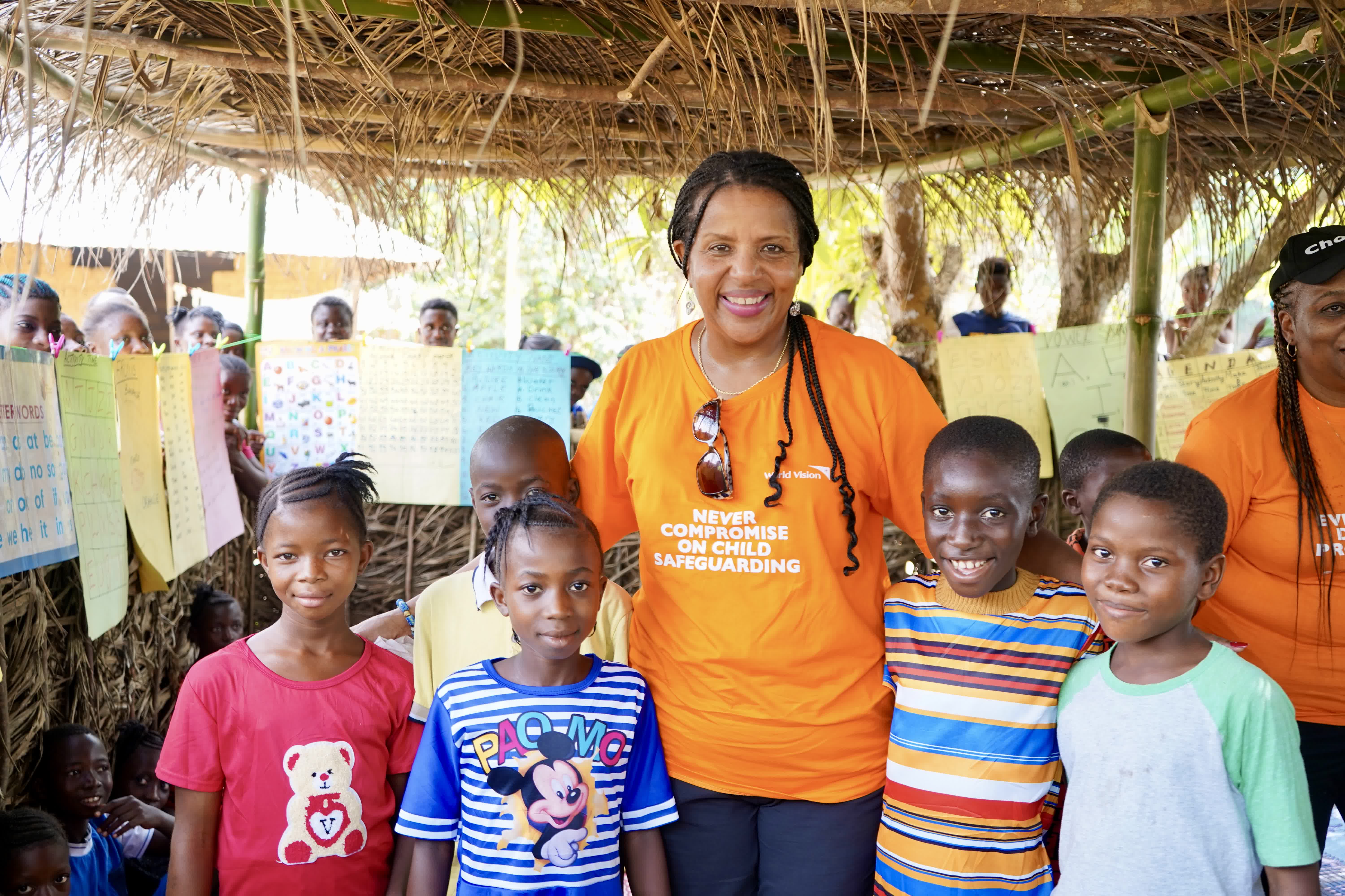 Regional Leader with Children from the reading club