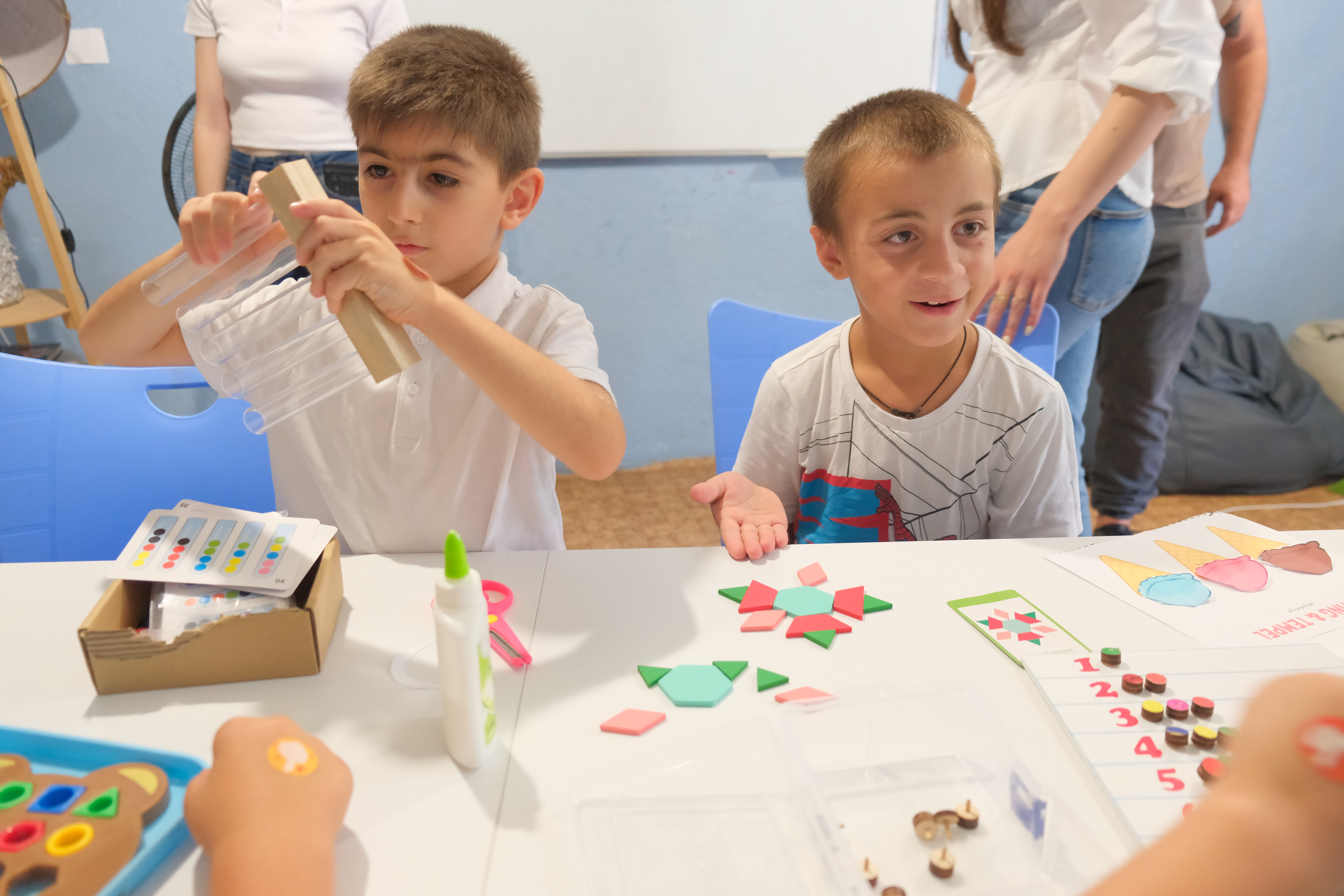 Local children attending the centre