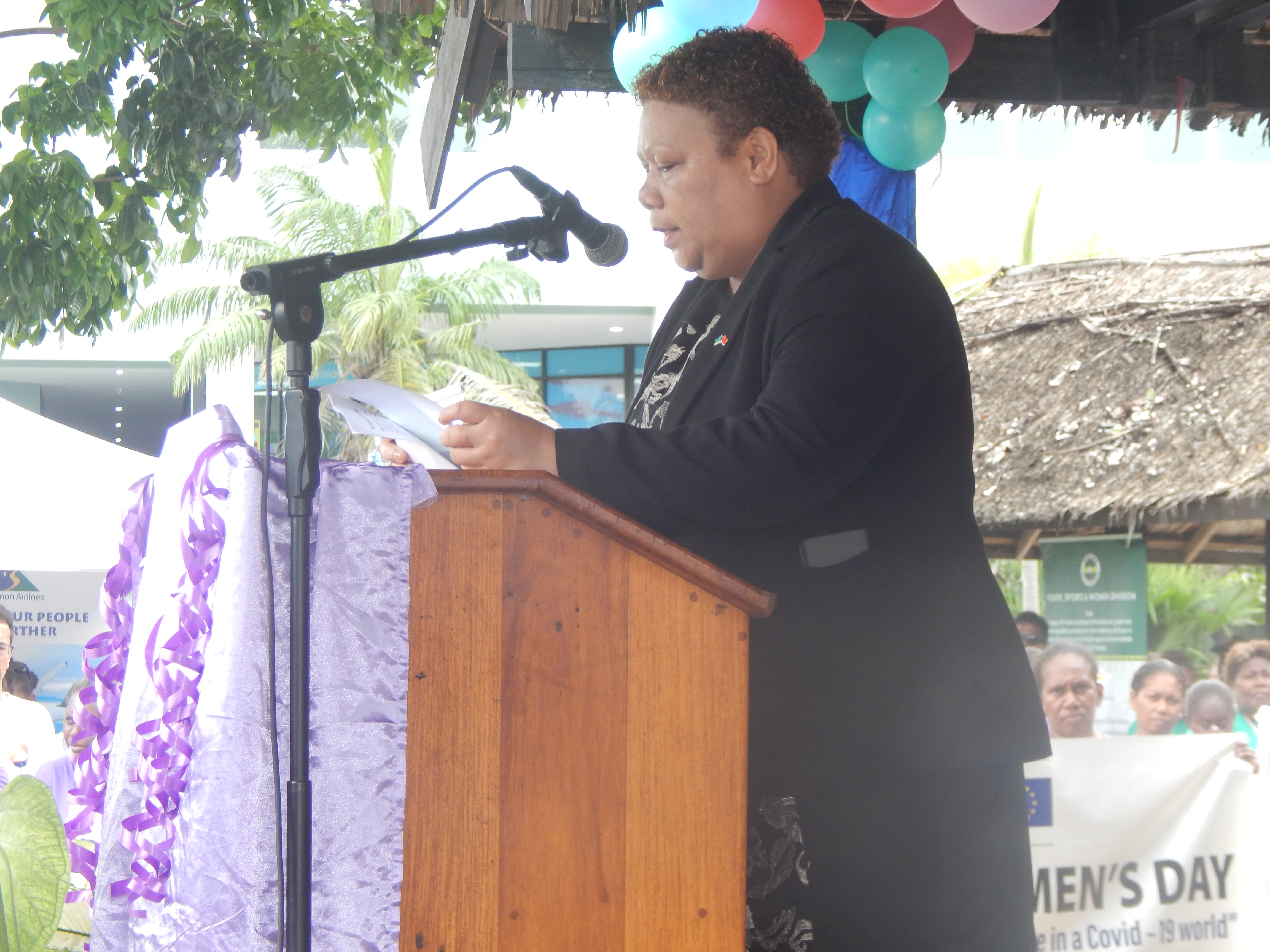 Minister for Women Hon. Tuki