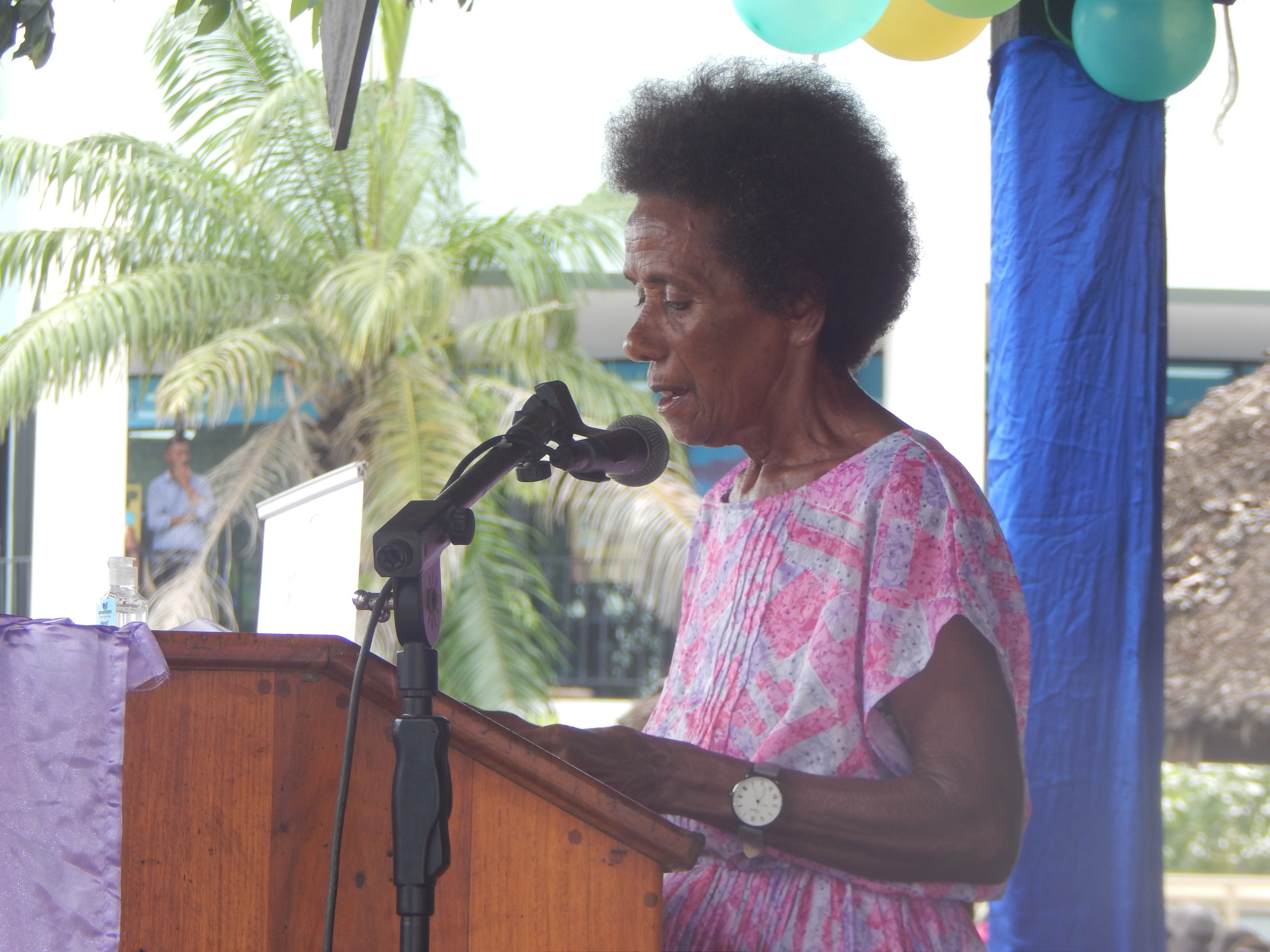 Mrs Sese  who Represented Rural Women