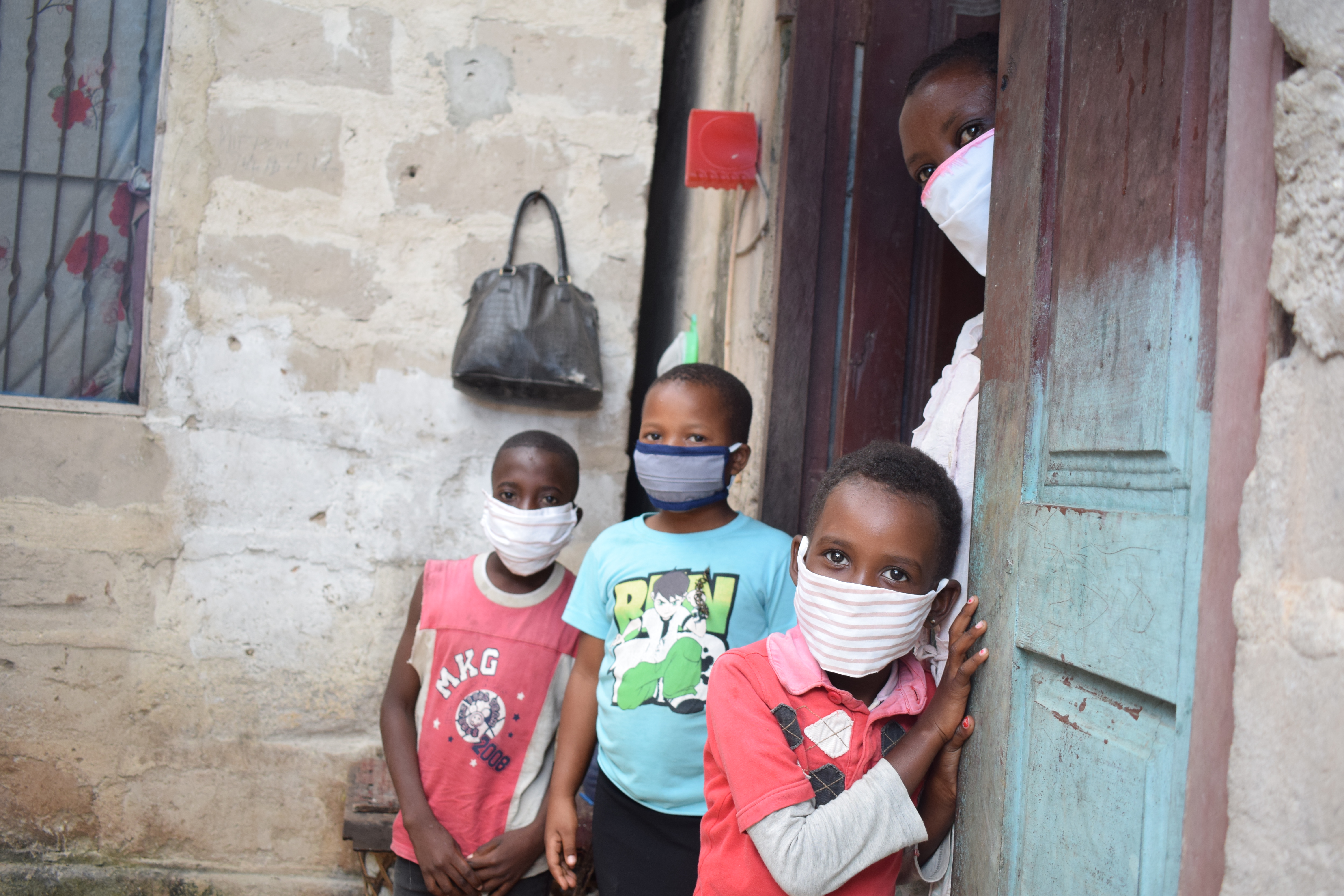 Children with Mask