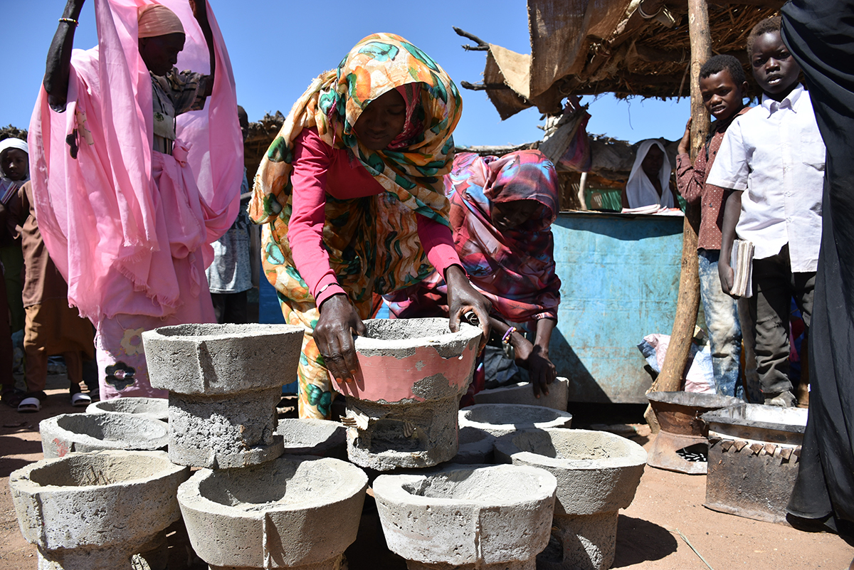 The fuel-efficient stoves building business seems promising for many women in Otash village.