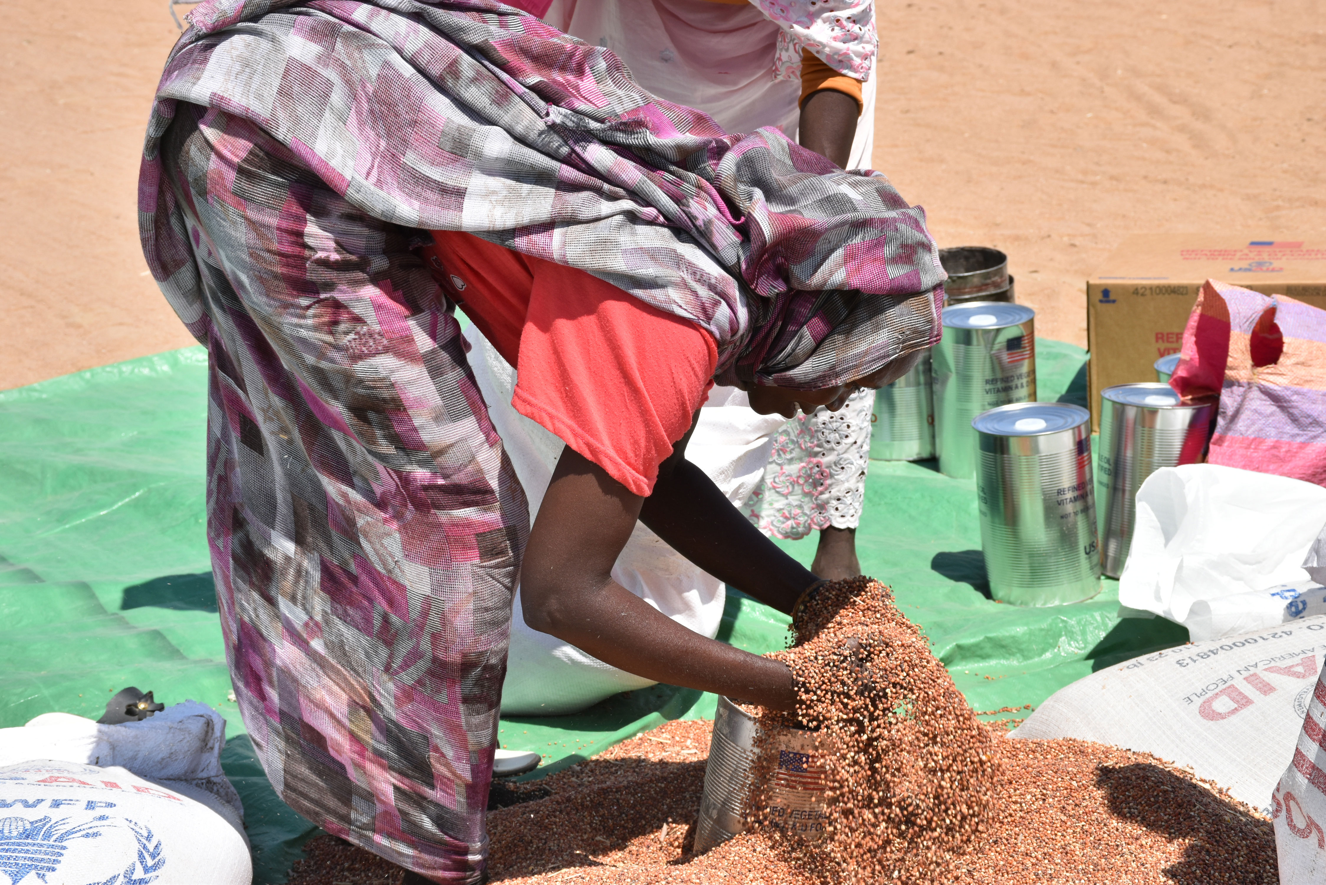 World Vision is providing double rations to beneficiaries for the month of April, to allow them more time to observe the holy month of Ramadan.