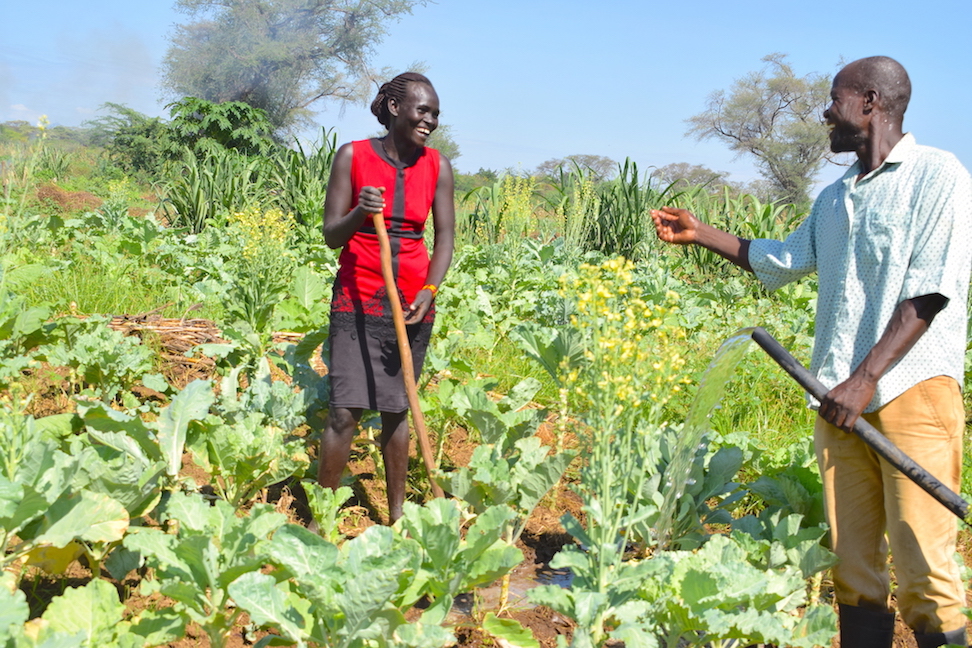 Thanks to water projects implemented by World Vision, residents of  Turkana County can irrigate their crops and enjoy bumper harvests. ©World Vision Photo/Sarah Ooko.