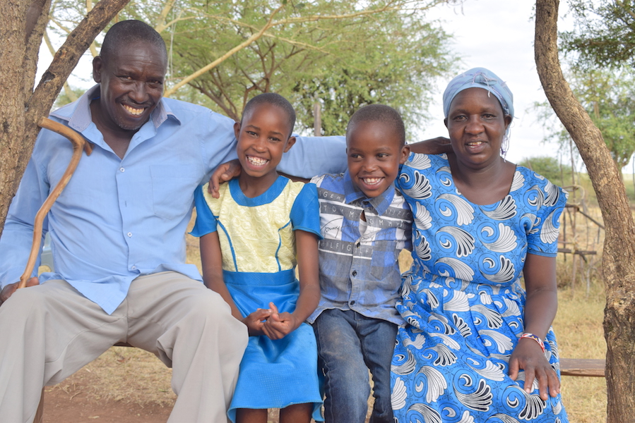 Titus (left) and his wife Dorcas are grateful for the training on FMNR that they received through the support of  World Vsion Mogotio, Baringo County, Kenya.