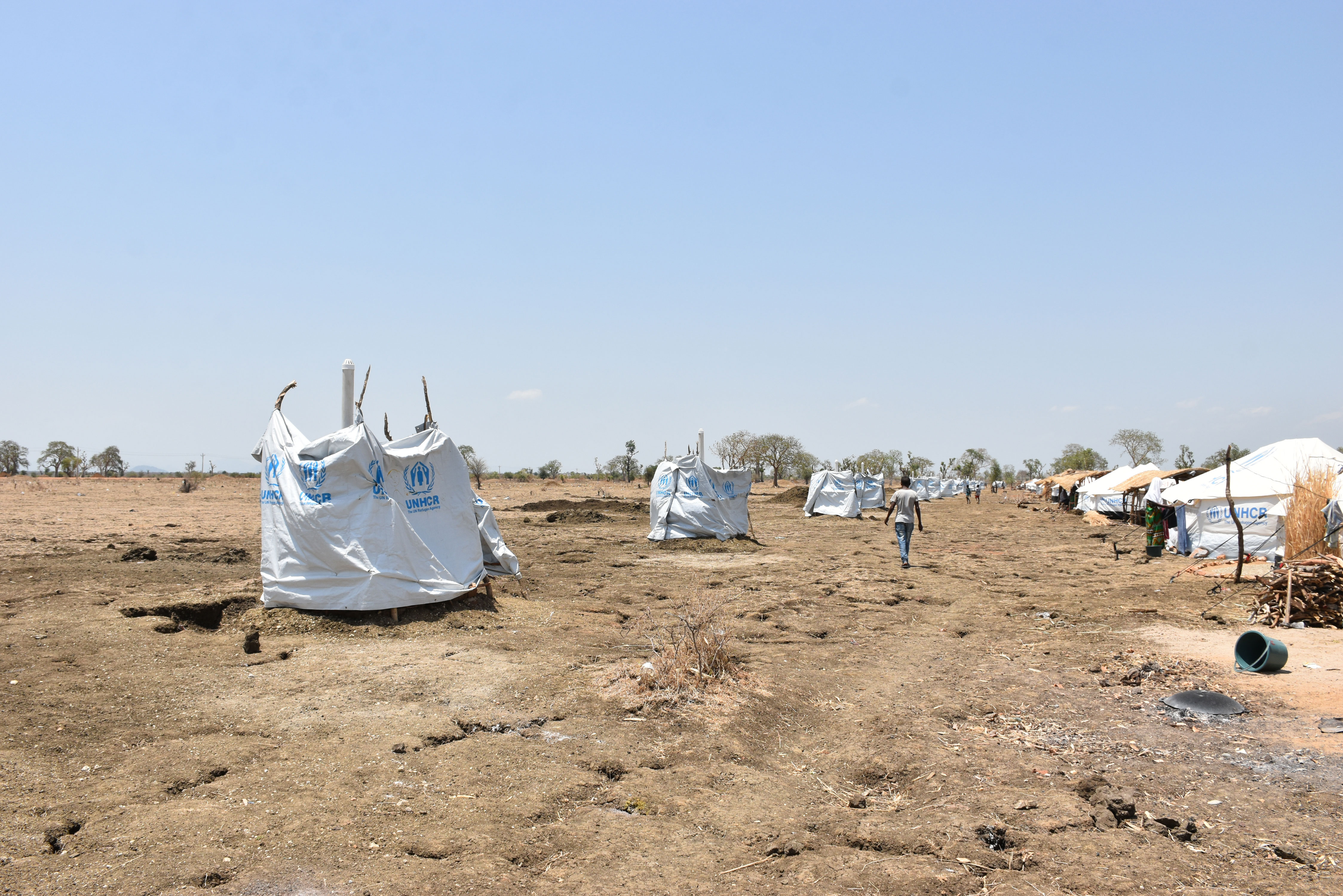 basic services at the refugee camp