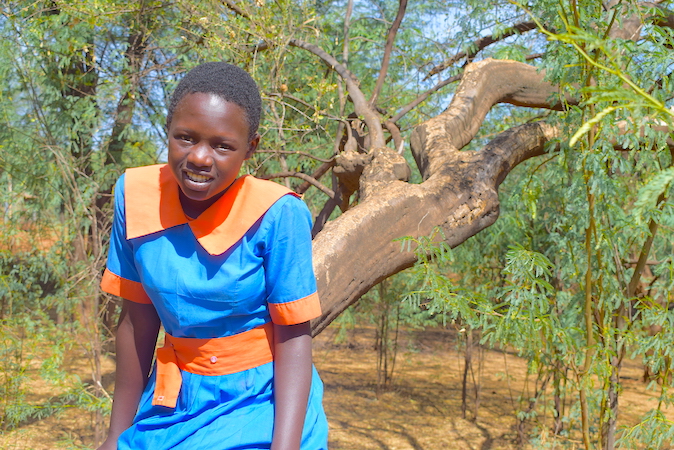 Stella is an environmental conservation champion in her home at Baringo County, Kenya. ©World Vision Photo/Sarah Ooko.