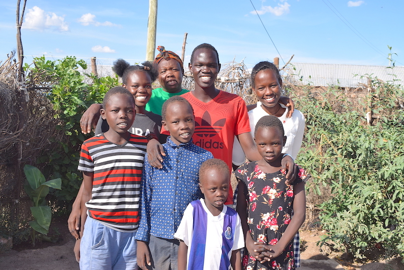 Mariam and her children moved to Kenya as refugees to flee the war that was happening in their country, Sudan. ©World Vision Photo/Sarah Ooko.