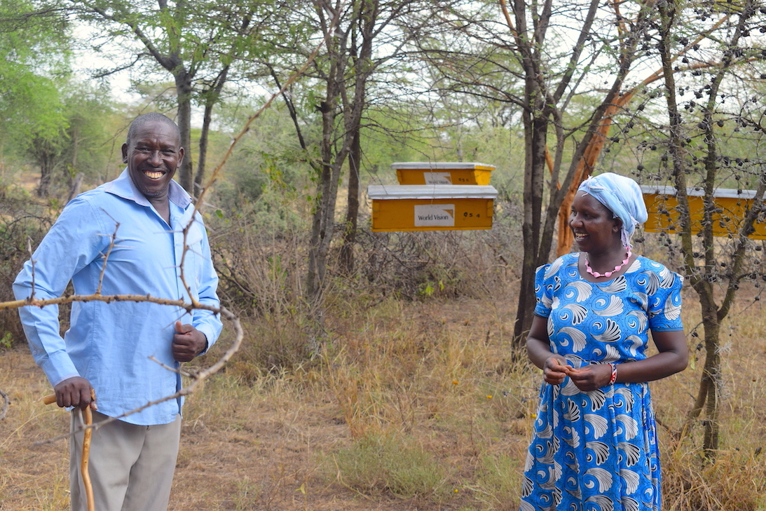 Beekeeping can provide alternative sources of income during dry seasons, for families with threes on their farms.