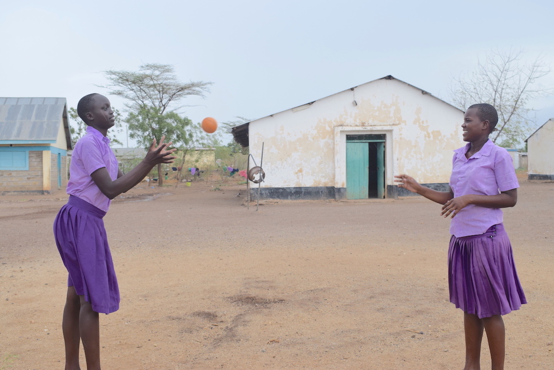 Teresa (left) and Florence have become ambassadors of peace at Kakuma Refugee camp in Kenya. ©World Vision Photo/Sarah Ooko.