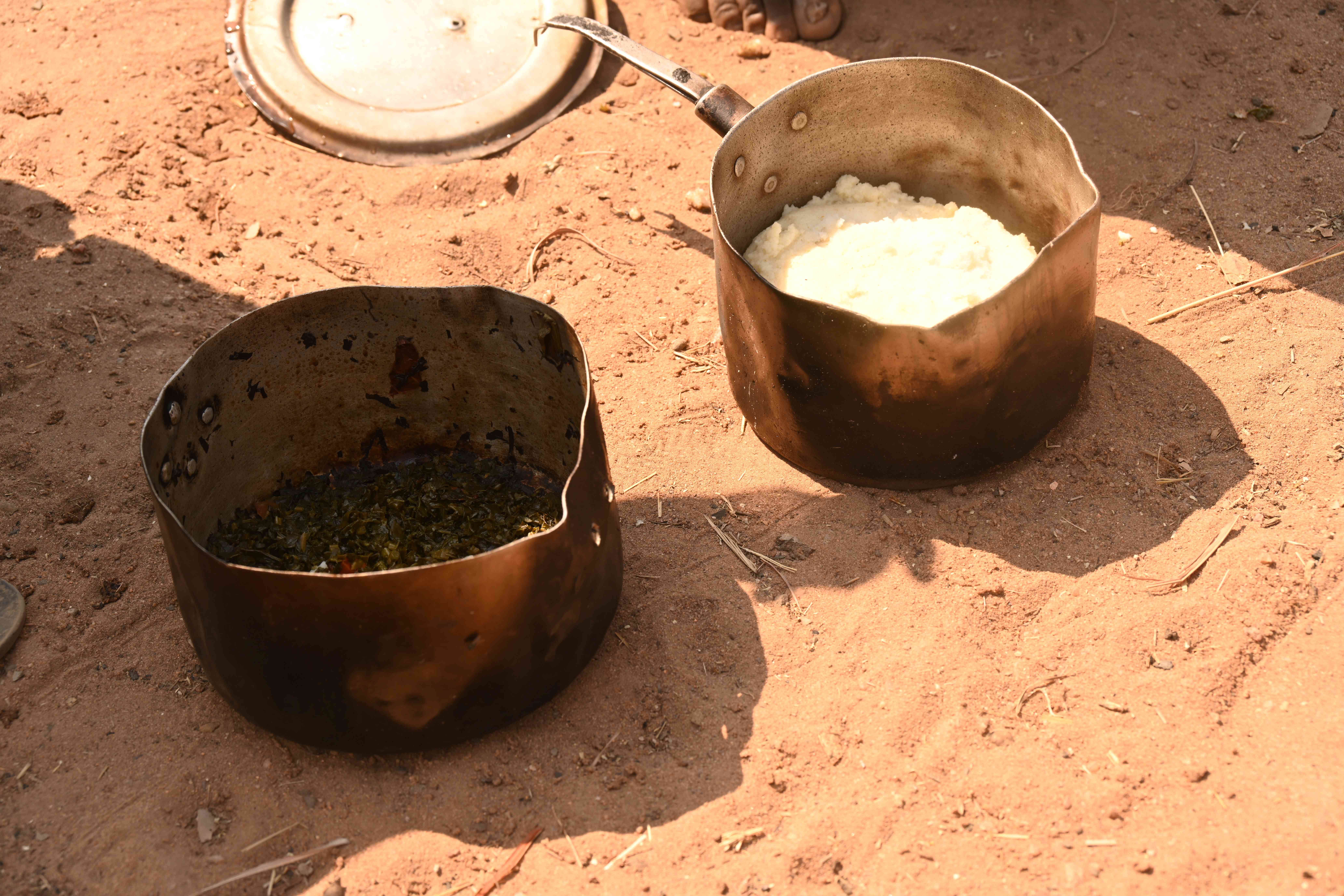 Pots of meals