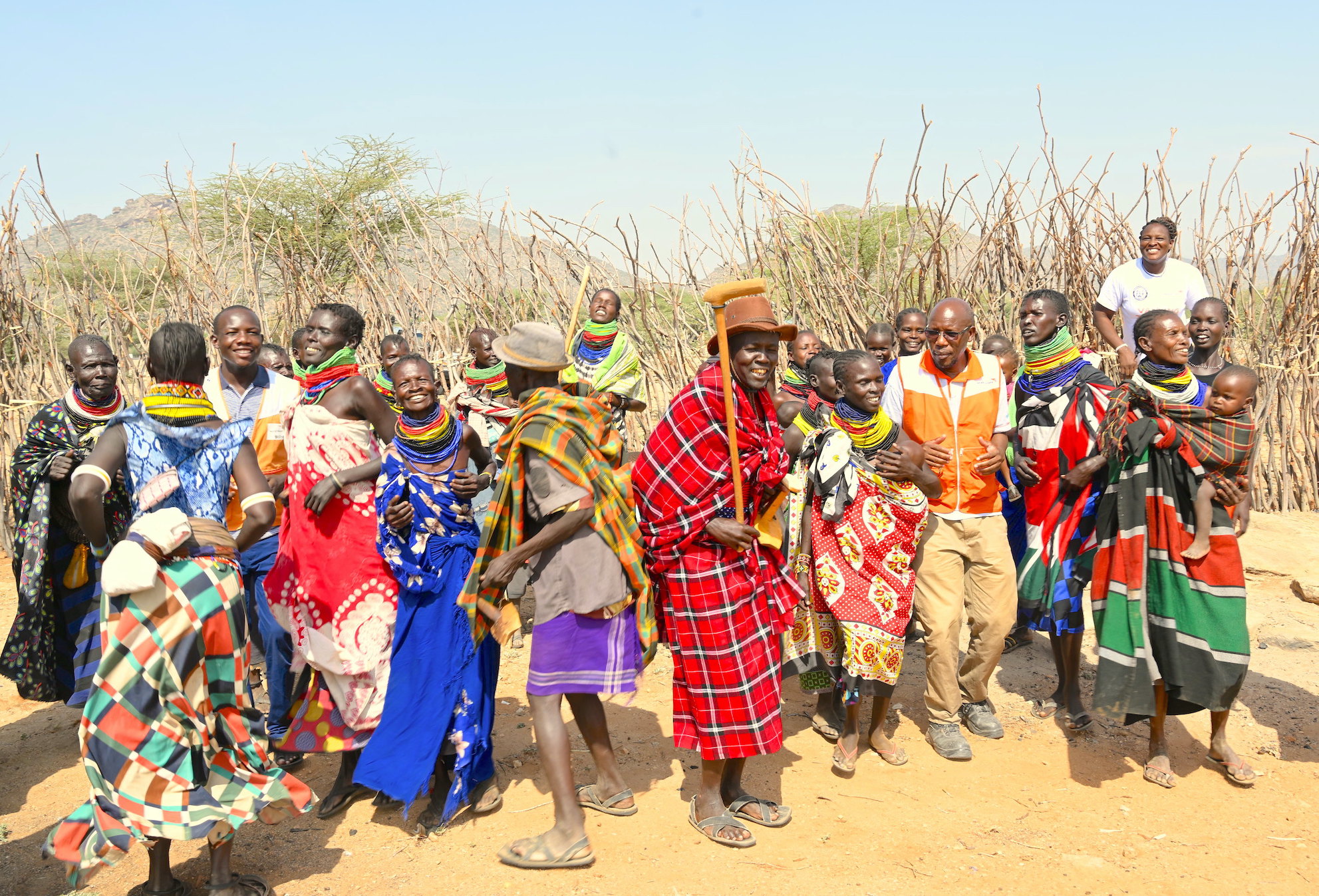 Residents of Katukuri Village in Turkana County were glad that their home declared Open Defecation Free by the County Government. World Vision suppors  