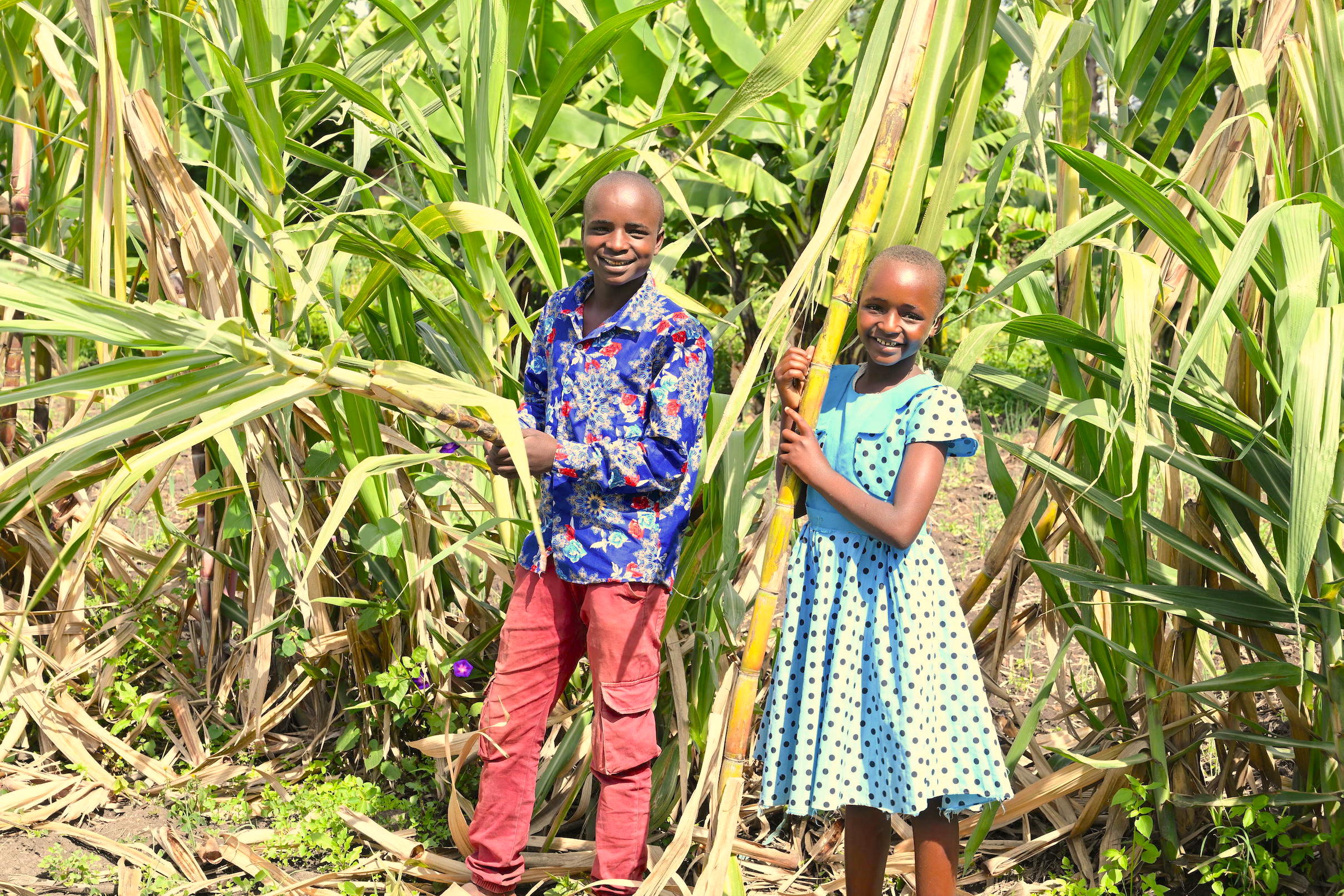 Anita has influenced her siblings and friends to embrace farming so as to make their families food secure. ©World Vision Photo/Sarah Ooko.