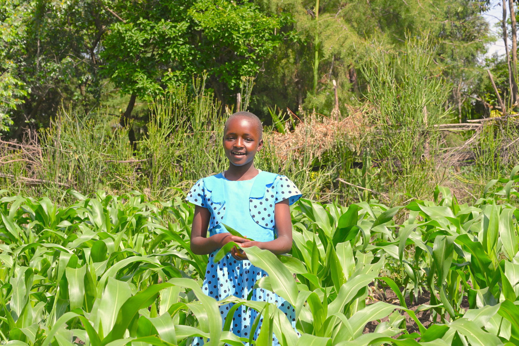With crop diversity, Anita and her family enjoy balanced diets that keep them healthy all year round.