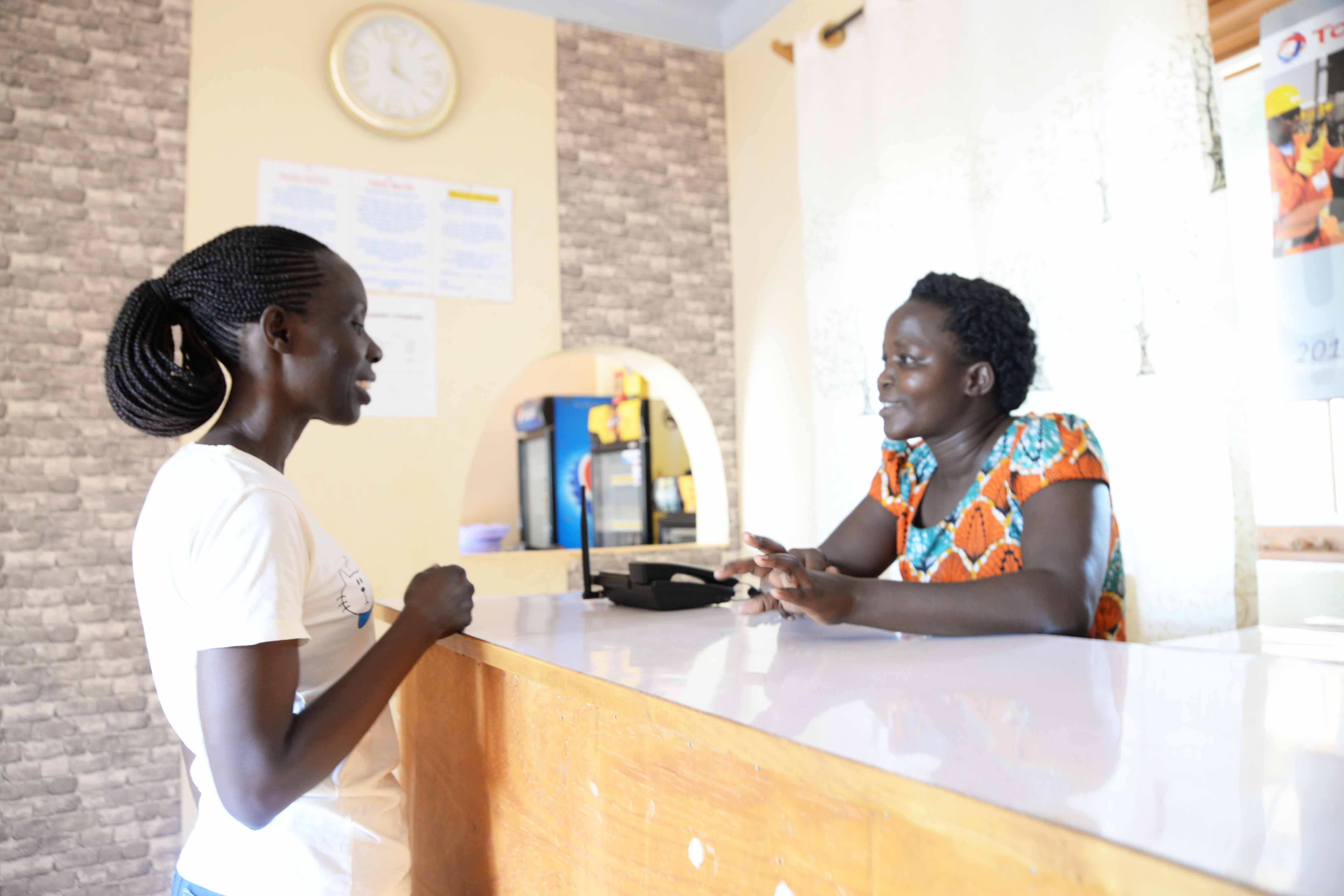 Agnes at Serere Motel