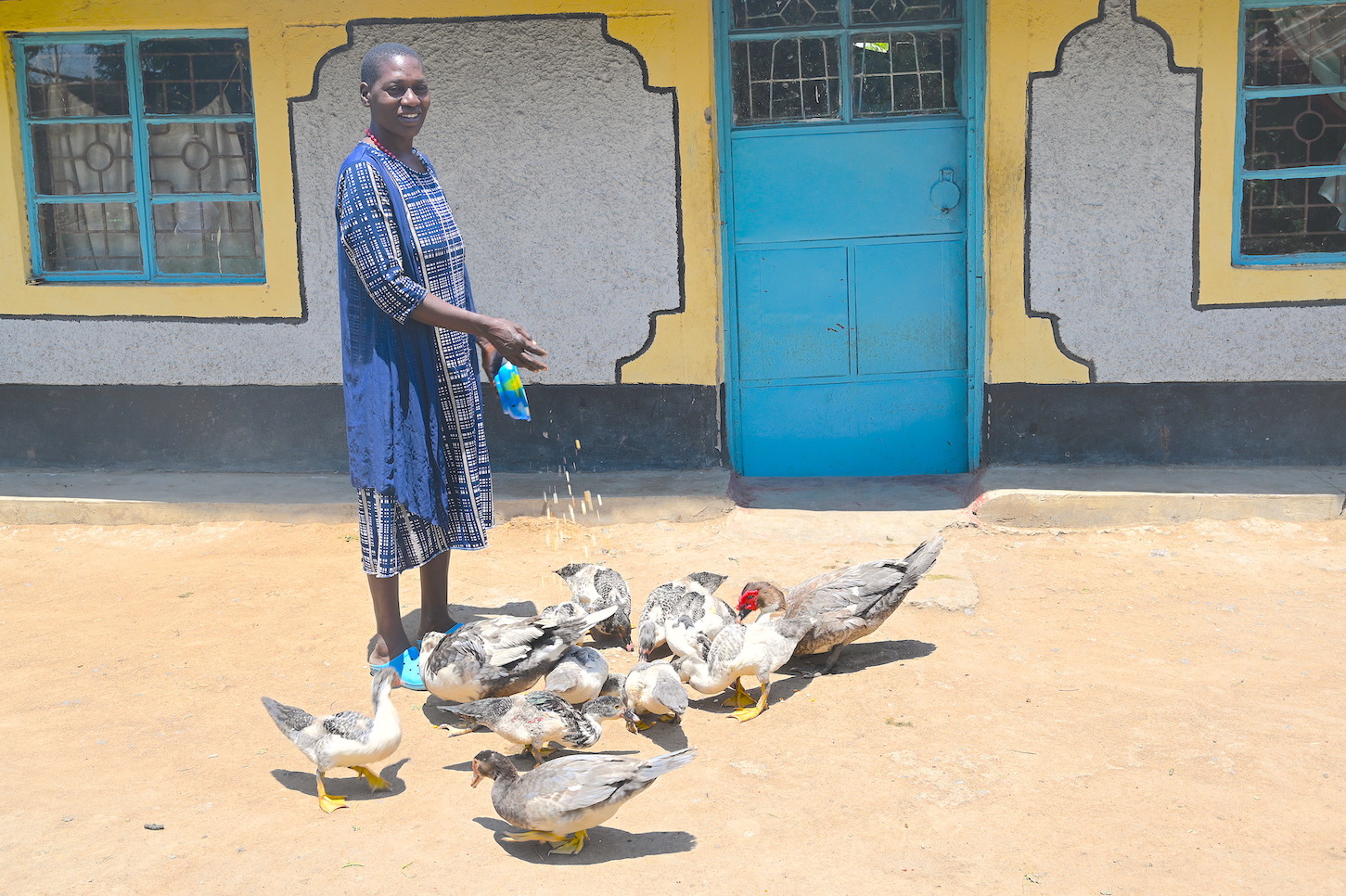 Ruth achieved her dream of poultry farming, thanks  to the support that she received from the church. ©World Vision Photo/Sarah Ooko.