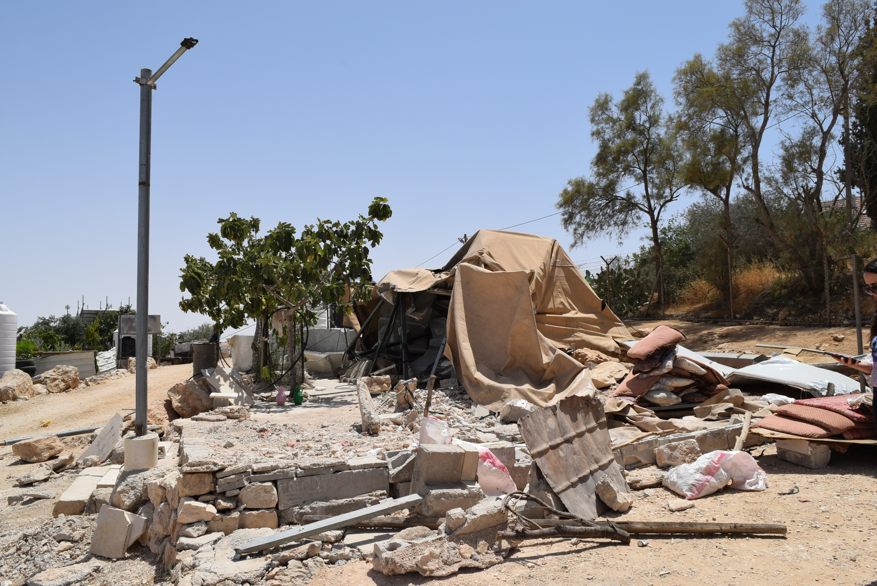 Demolished community space