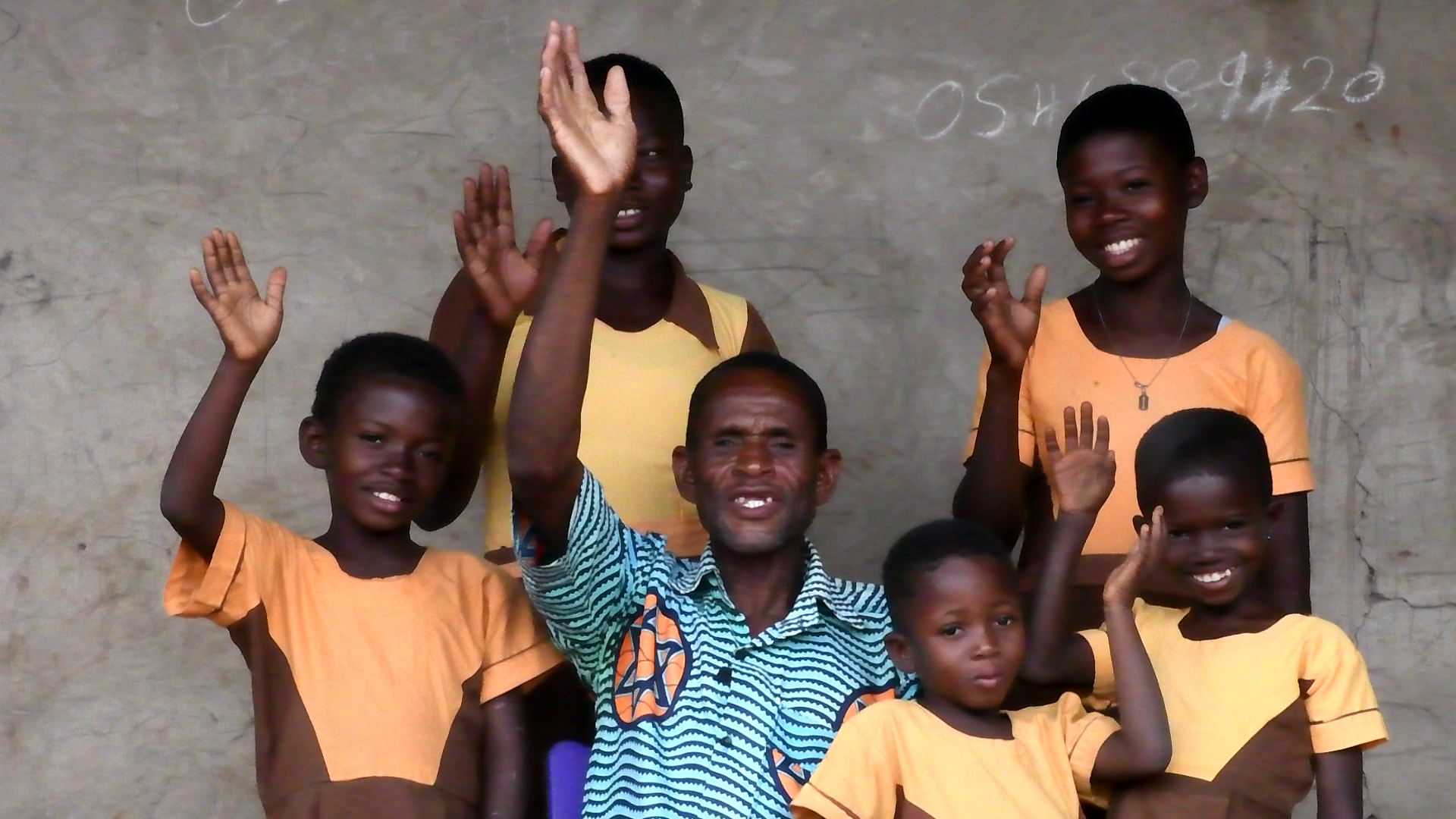 Doonjine (middle) with some of his children who also WV RC