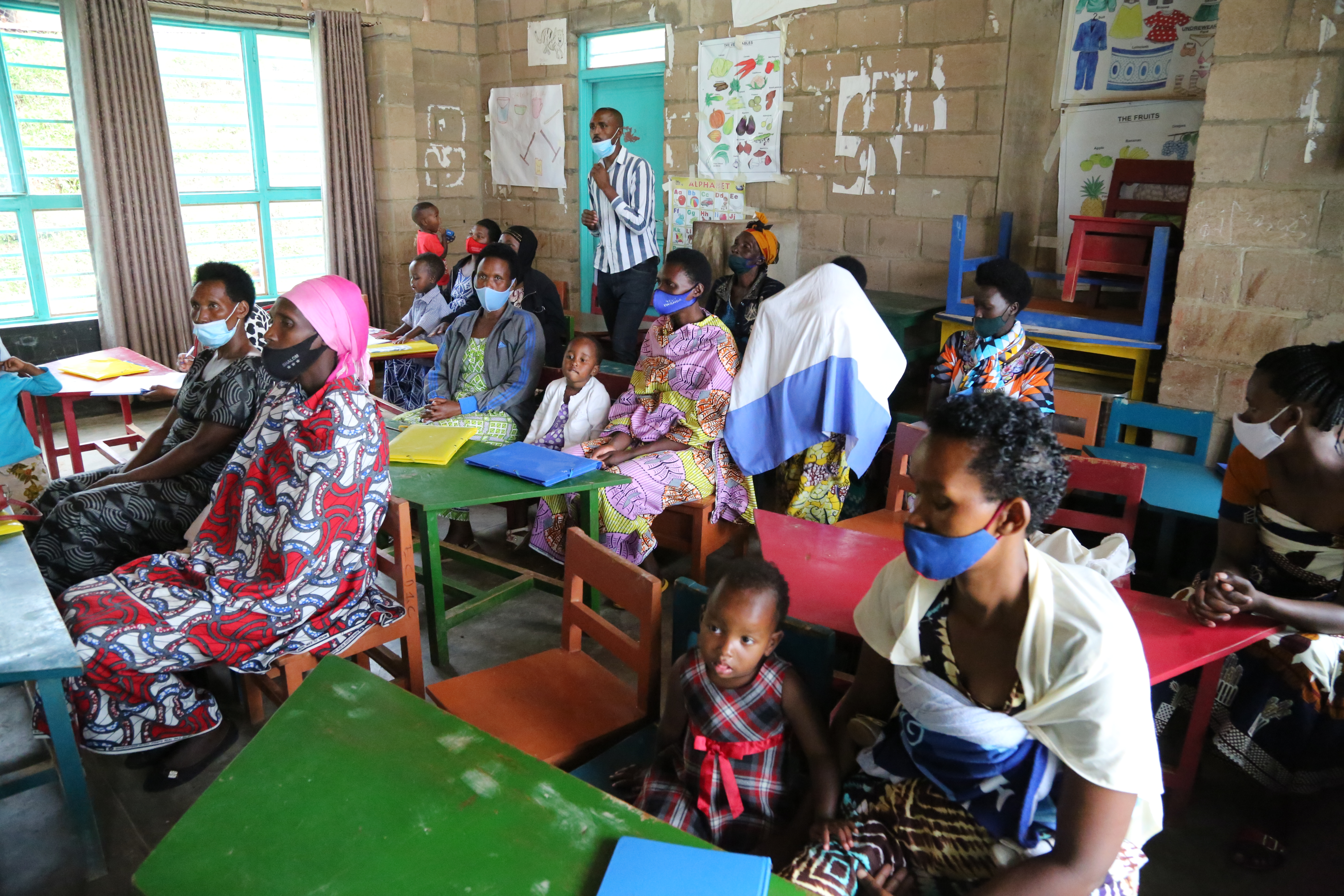 Beneficiaries of the Care and Comfort Project attending the workshop