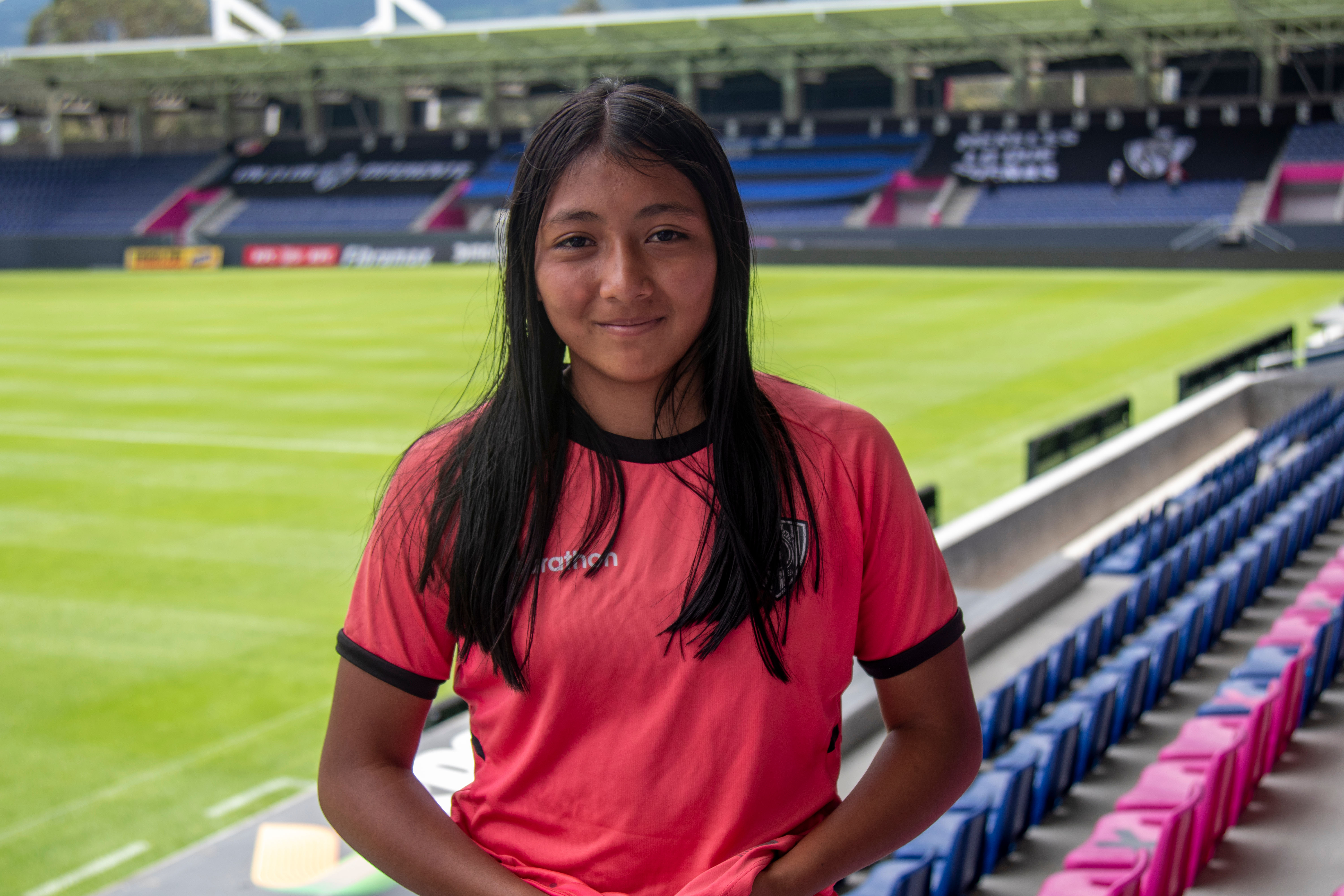 Evelyn, 16, soccer player from Ecuador