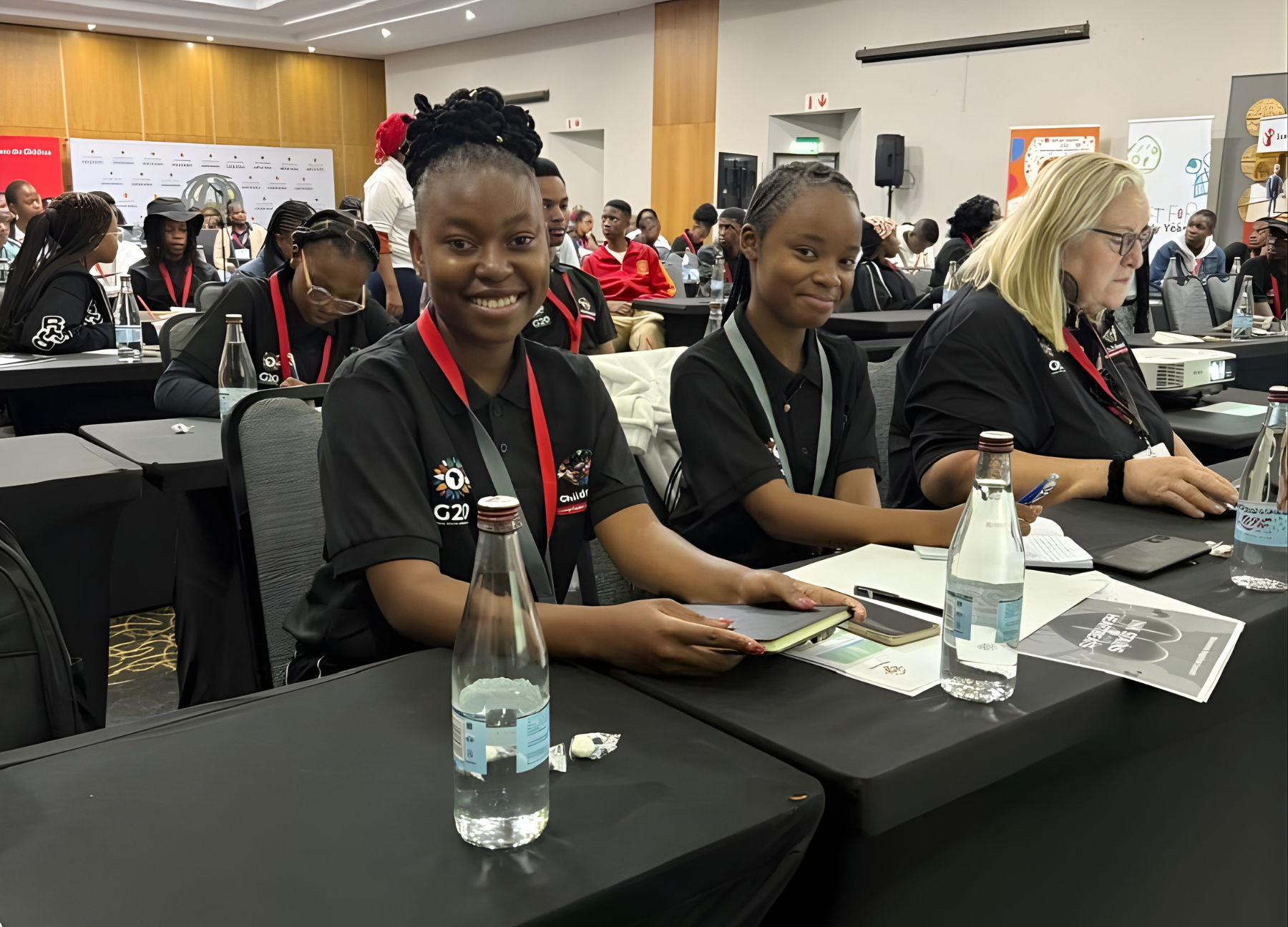 Children and adolescents collaborate during Day 2 of the Children’s Summit