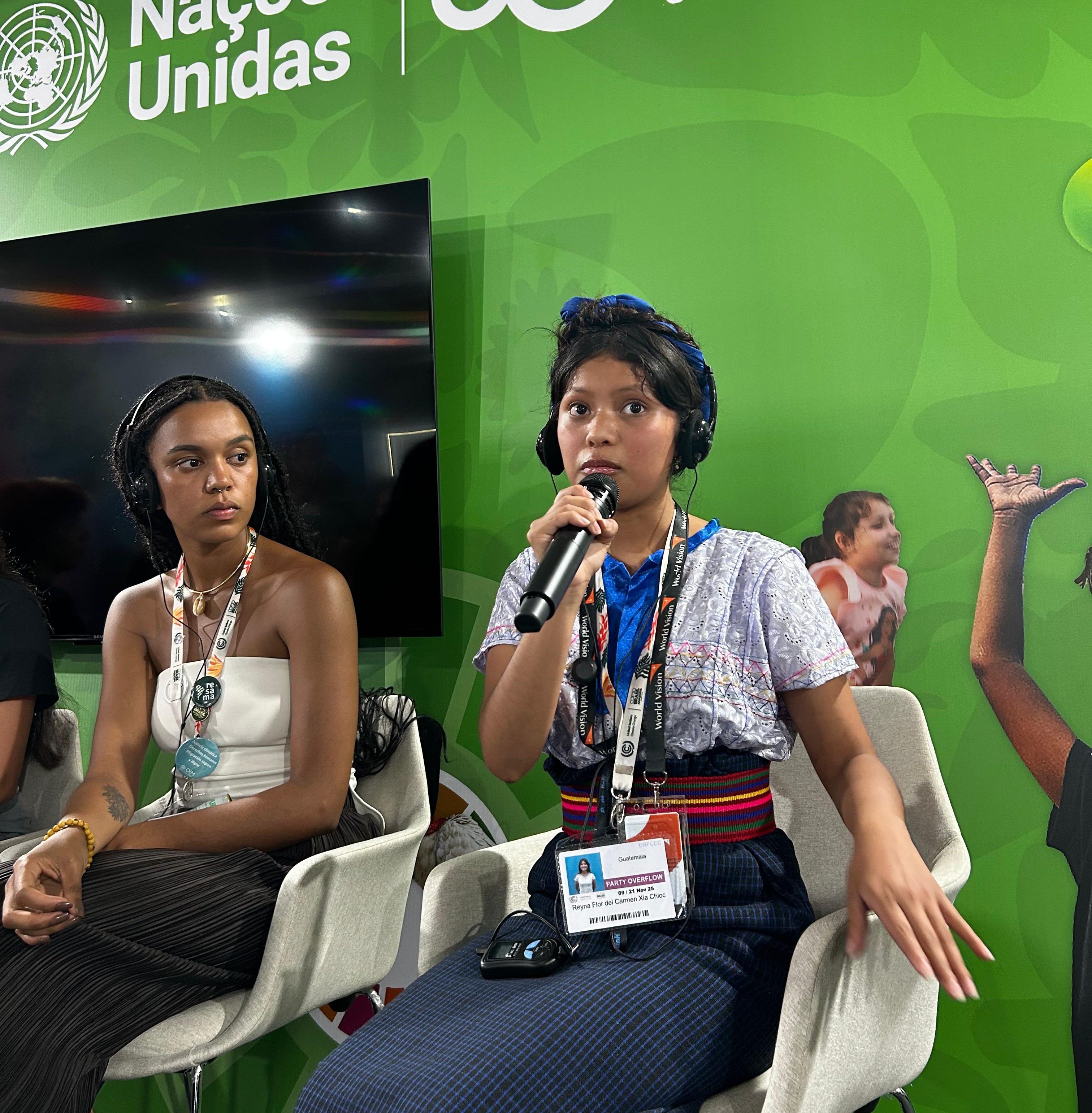 Florecita , World Vision delegate at COP30