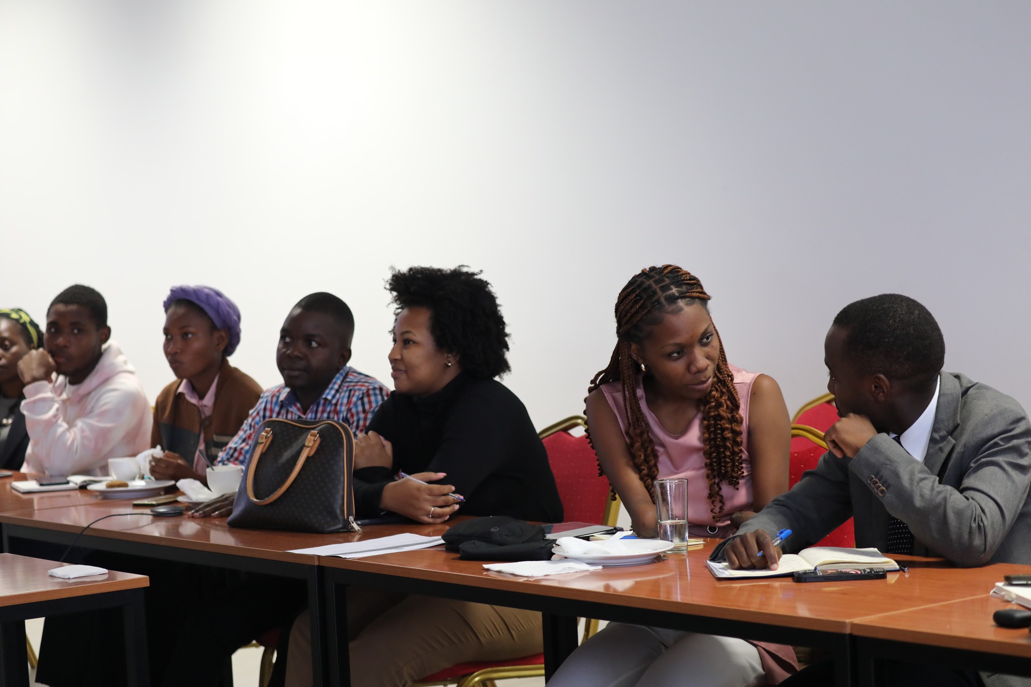 Young people during the reflections around integrated services for child well-being.